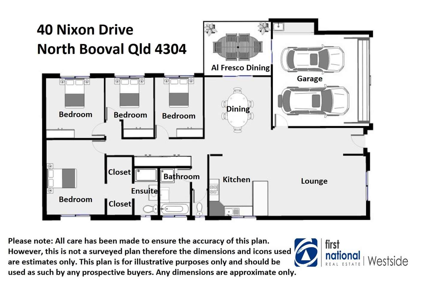 Floorplan of Homely house listing, 40 Nixon Drive, North Booval QLD 4304