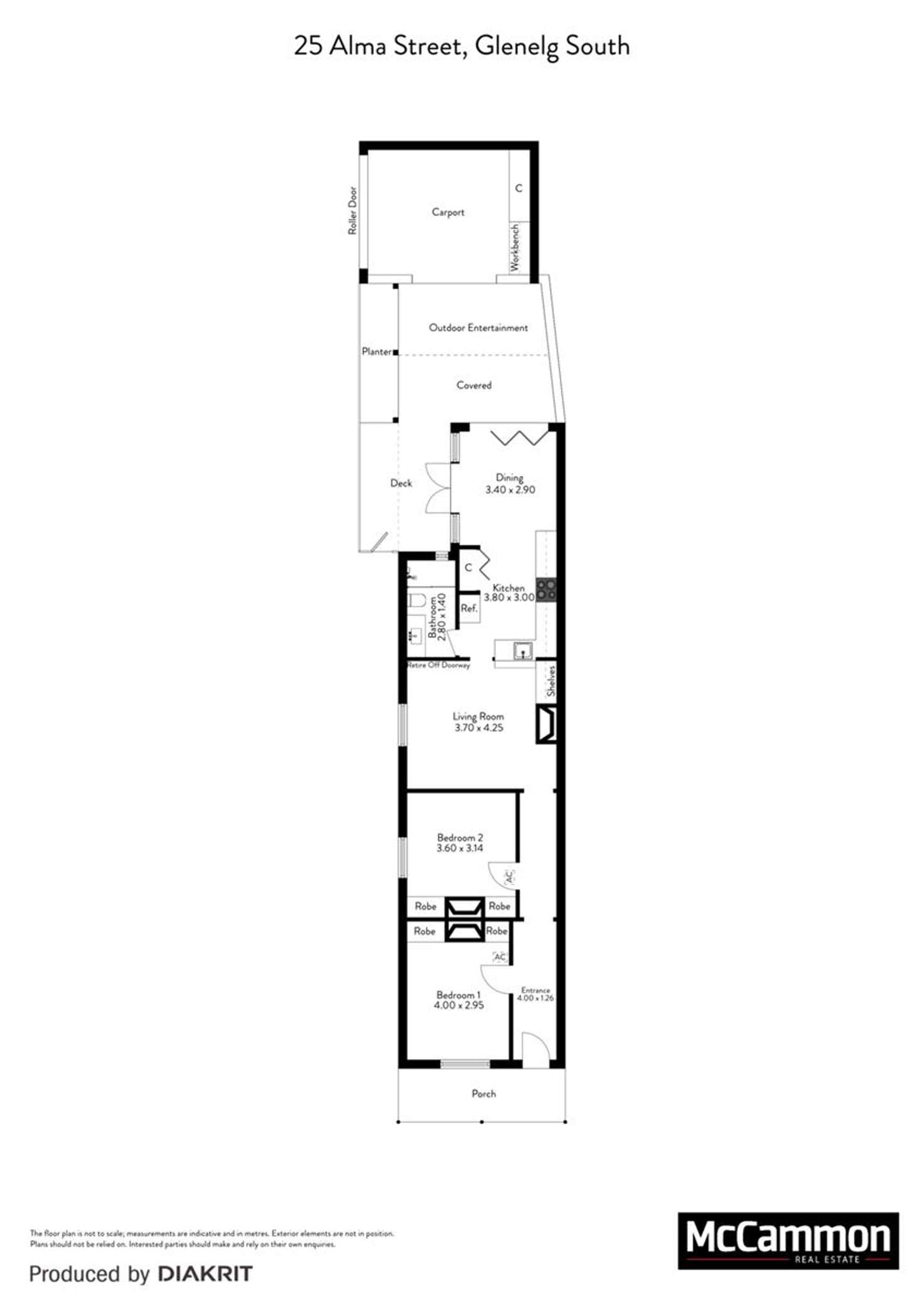 Floorplan of Homely house listing, 25 Alma Street, Glenelg South SA 5045