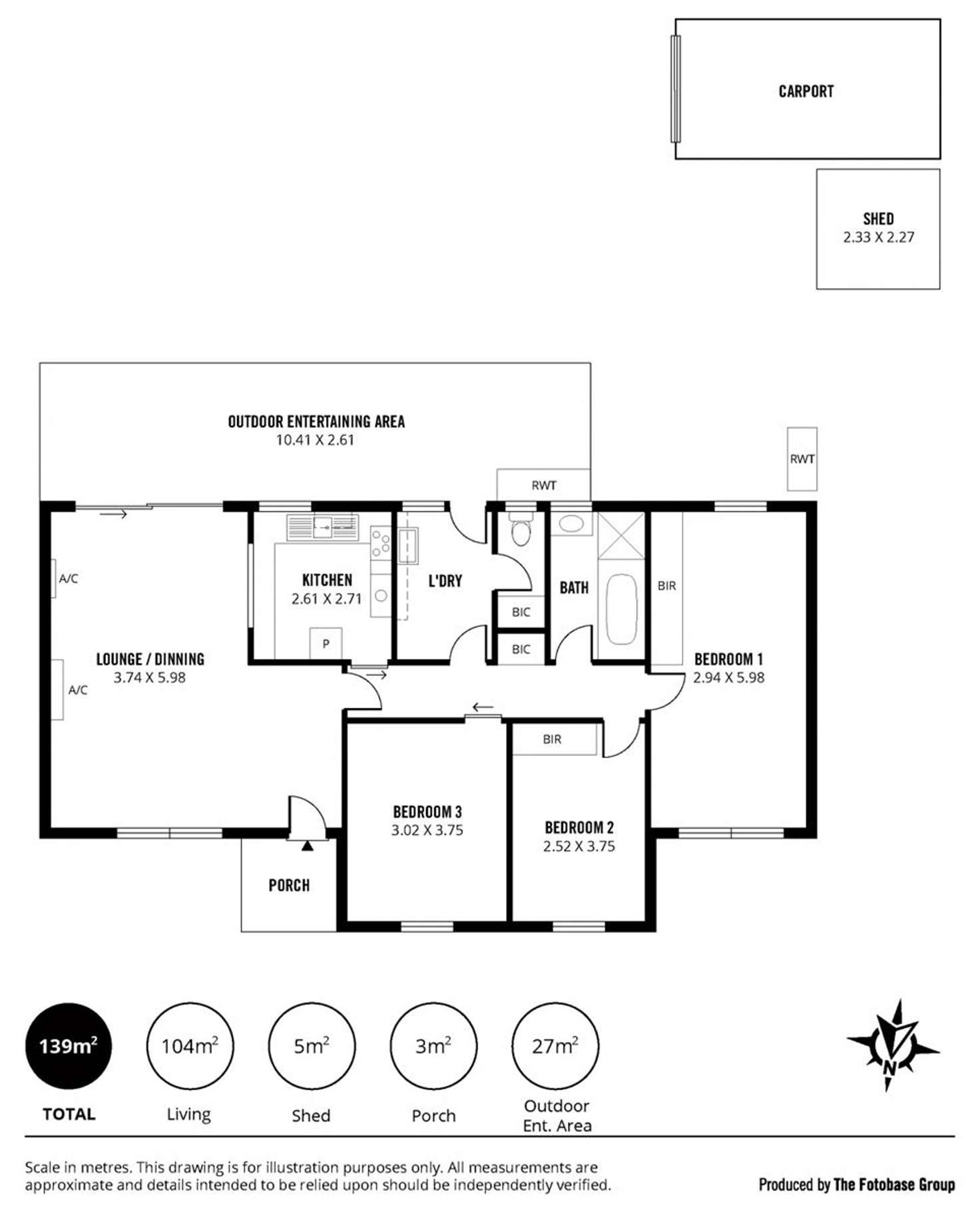 Floorplan of Homely house listing, 1/48 Johnstone Street, Glengowrie SA 5044