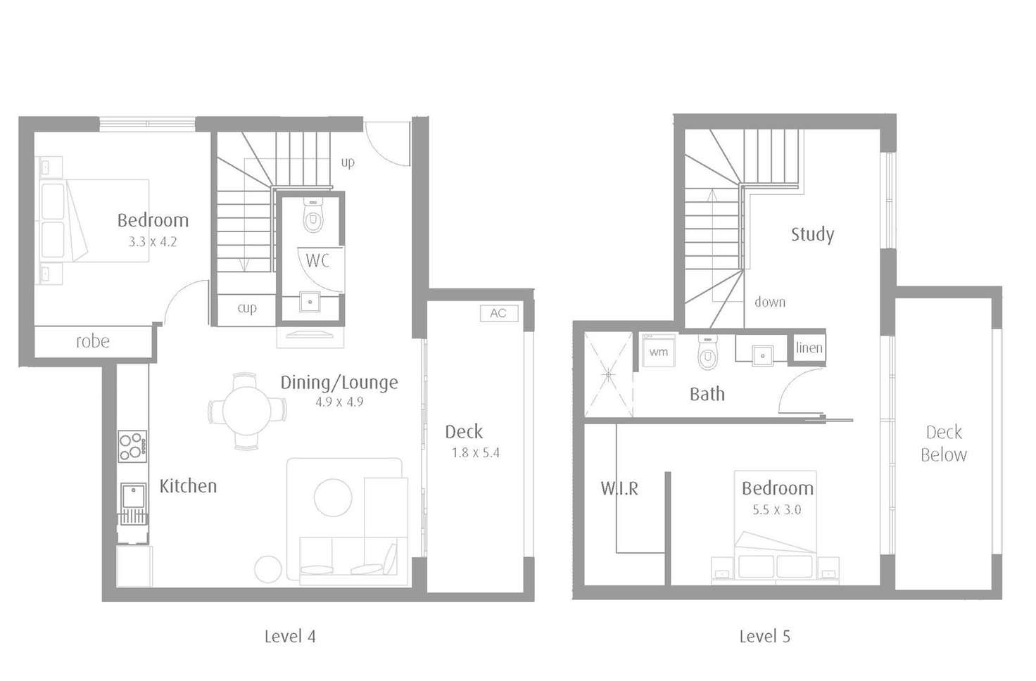 Floorplan of Homely unit listing, 504/2-14 Seventh Street, Bowden SA 5007