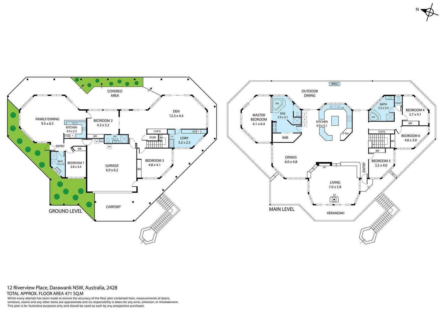 Floorplan of Homely house listing, 12 Riverview Place, Darawank NSW 2428