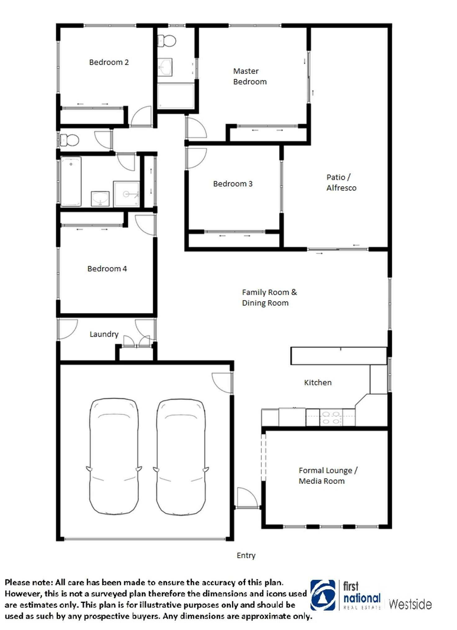 Floorplan of Homely house listing, 55 Bellbird Drive, Bellbird Park QLD 4300
