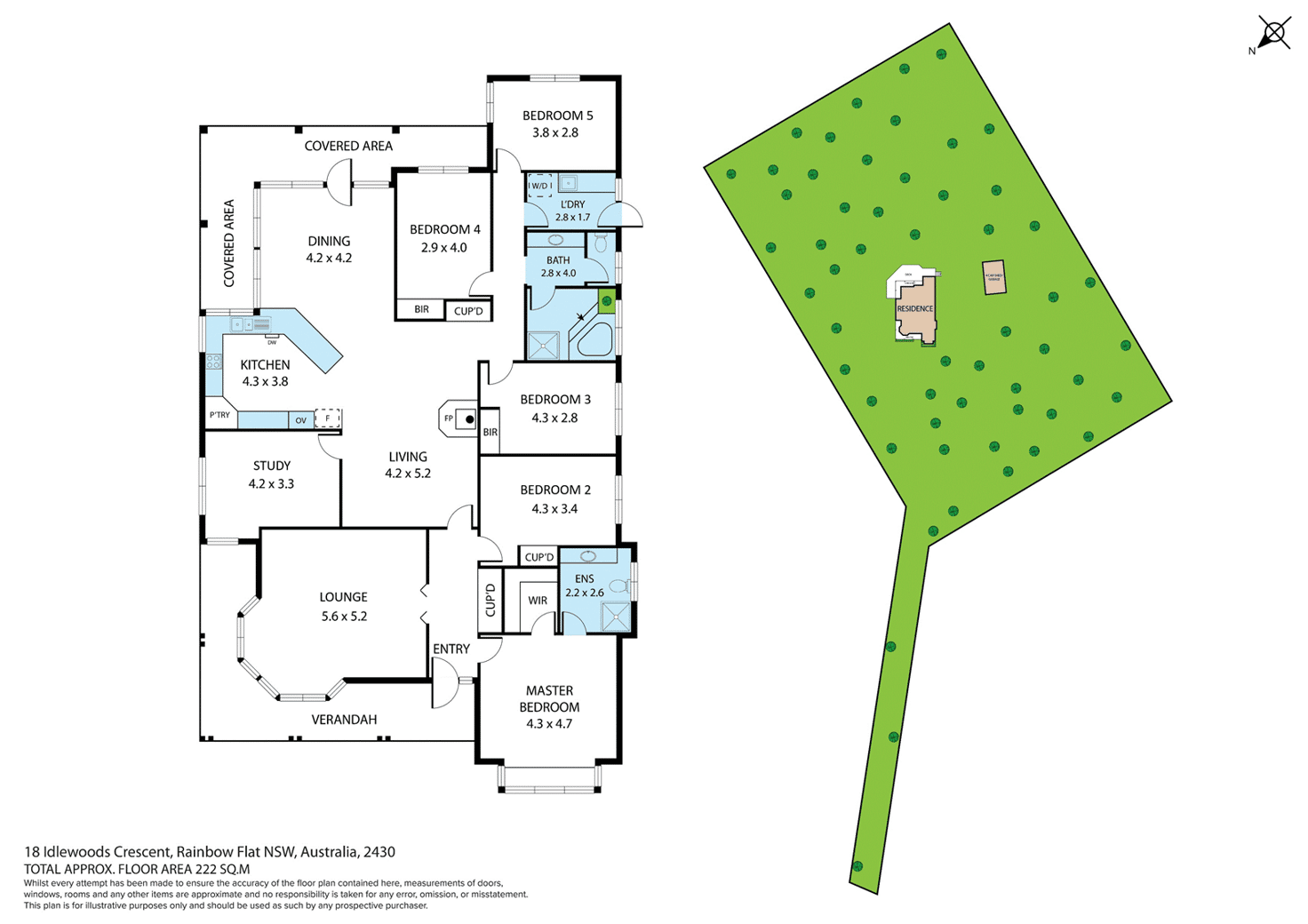 Floorplan of Homely house listing, 18 Idlewoods Crescent, Rainbow Flat NSW 2430