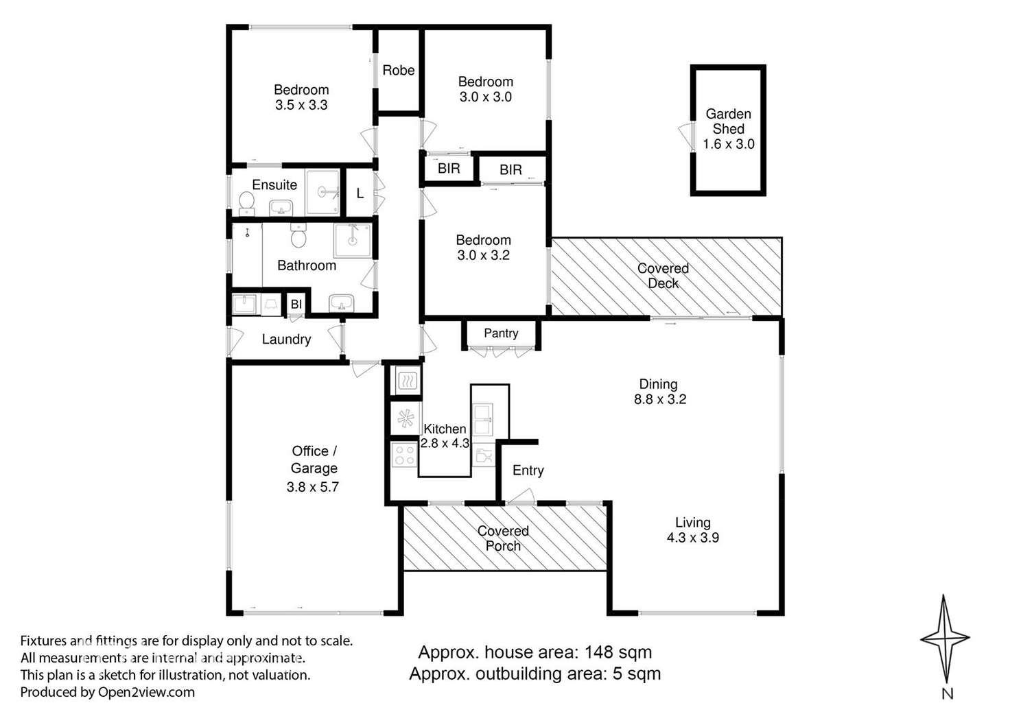 Floorplan of Homely house listing, 7 Pear Tree Close, Huonville TAS 7109