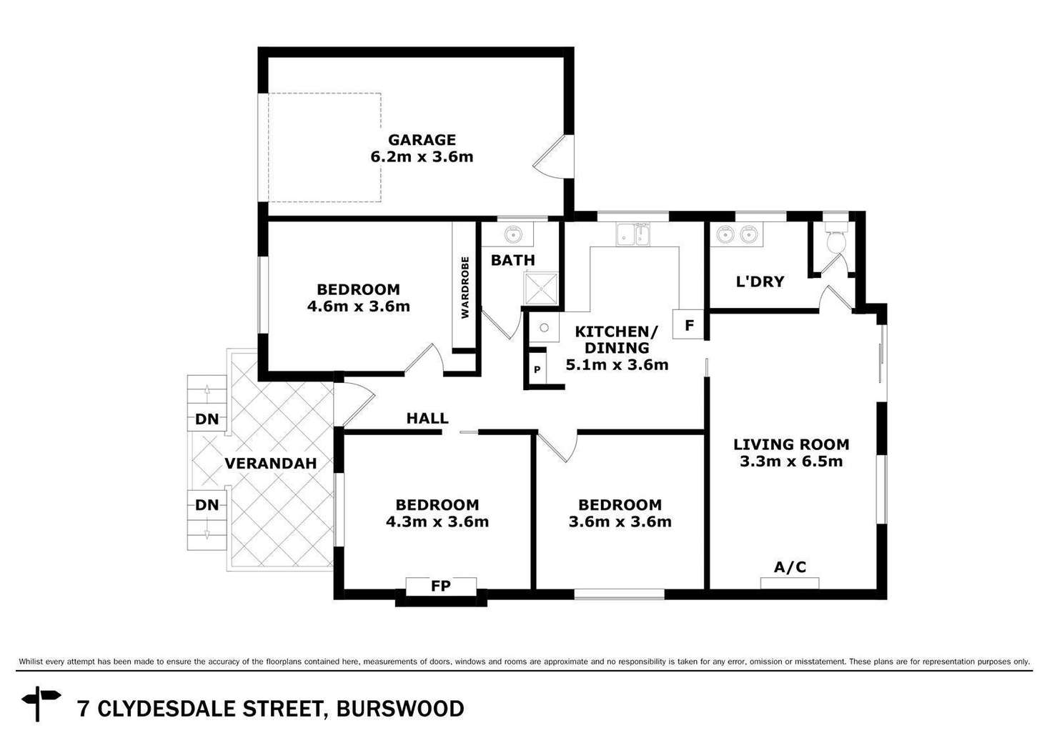 Floorplan of Homely house listing, 7 Clydesdale Street, Burswood WA 6100