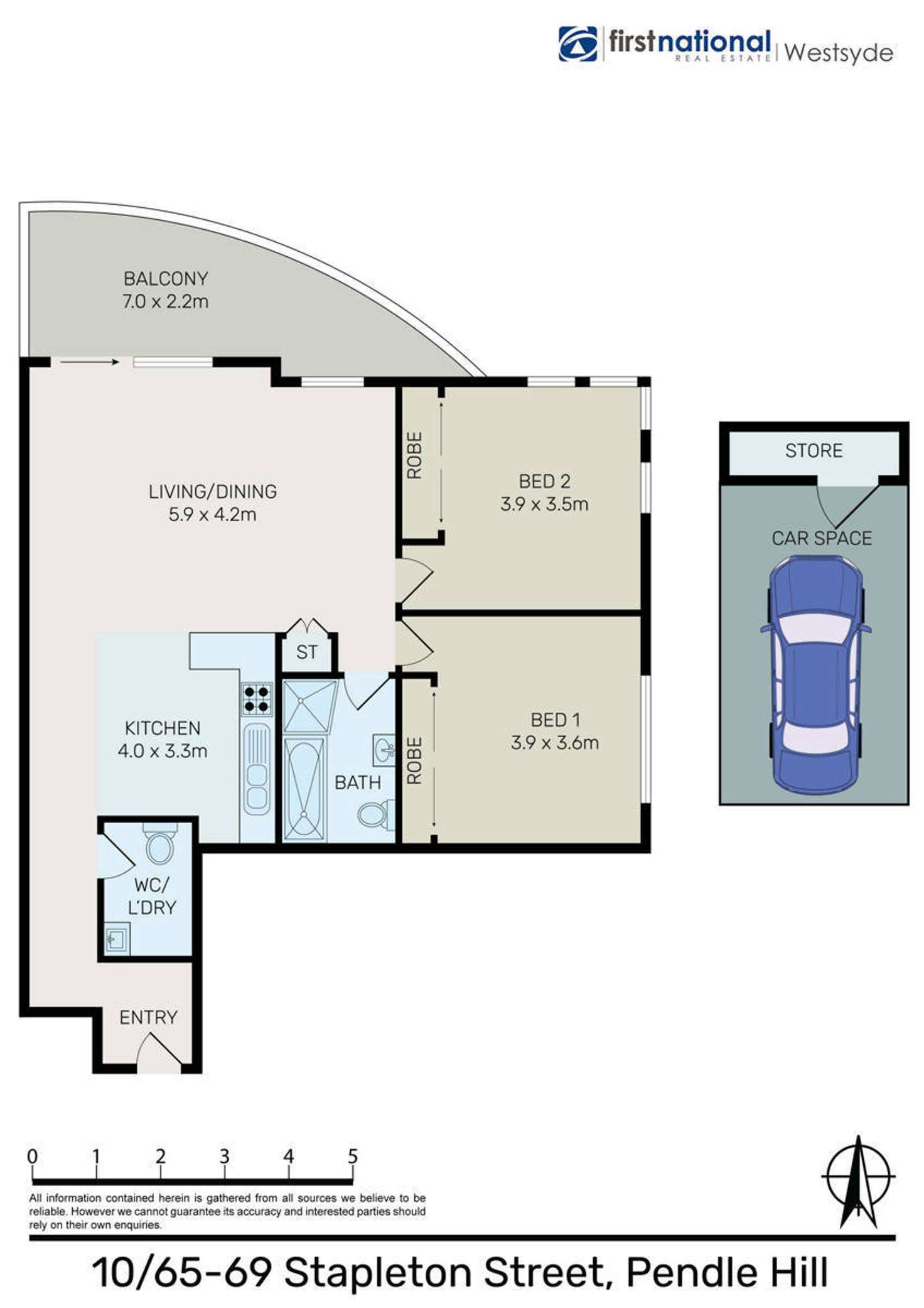 Floorplan of Homely apartment listing, 10/65-69 Stapleton Street, Pendle Hill NSW 2145