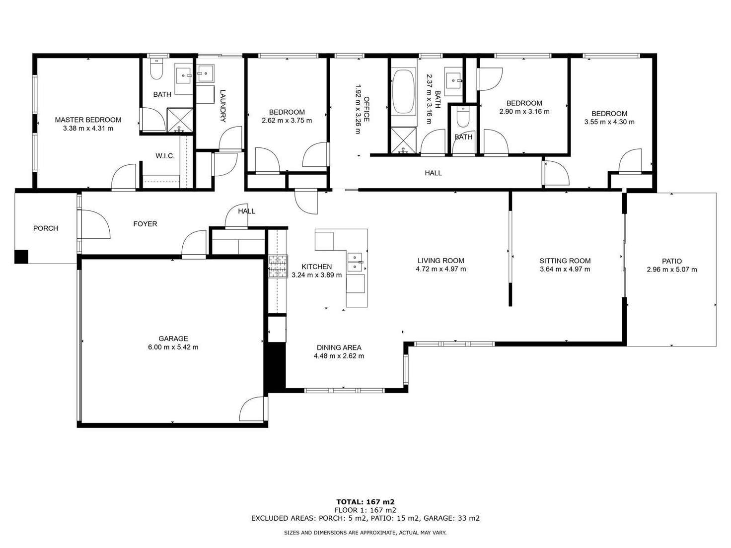 Floorplan of Homely house listing, 9 Rooney Avenue, Killara VIC 3691