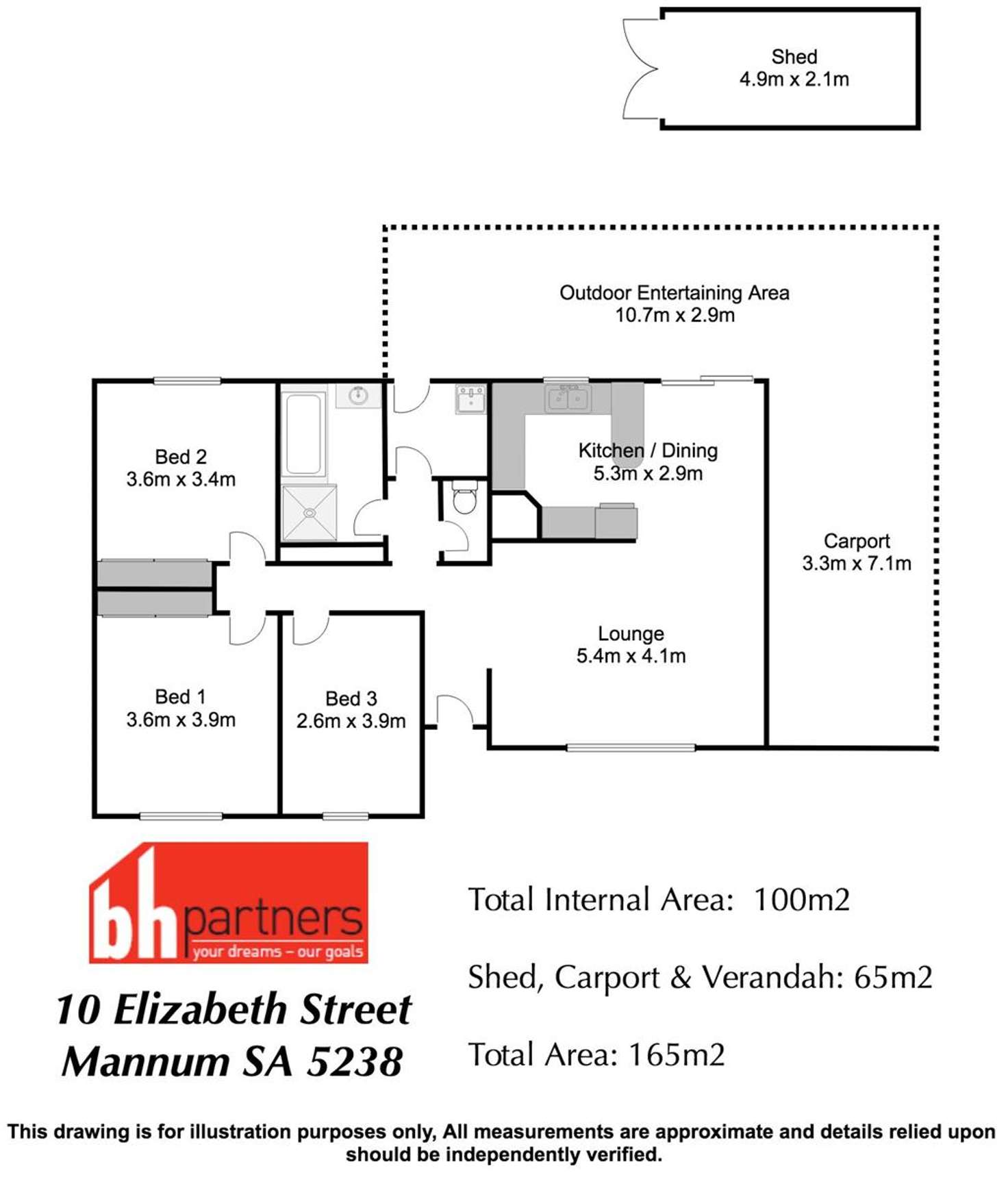 Floorplan of Homely house listing, 10 Elizabeth Street, Mannum SA 5238