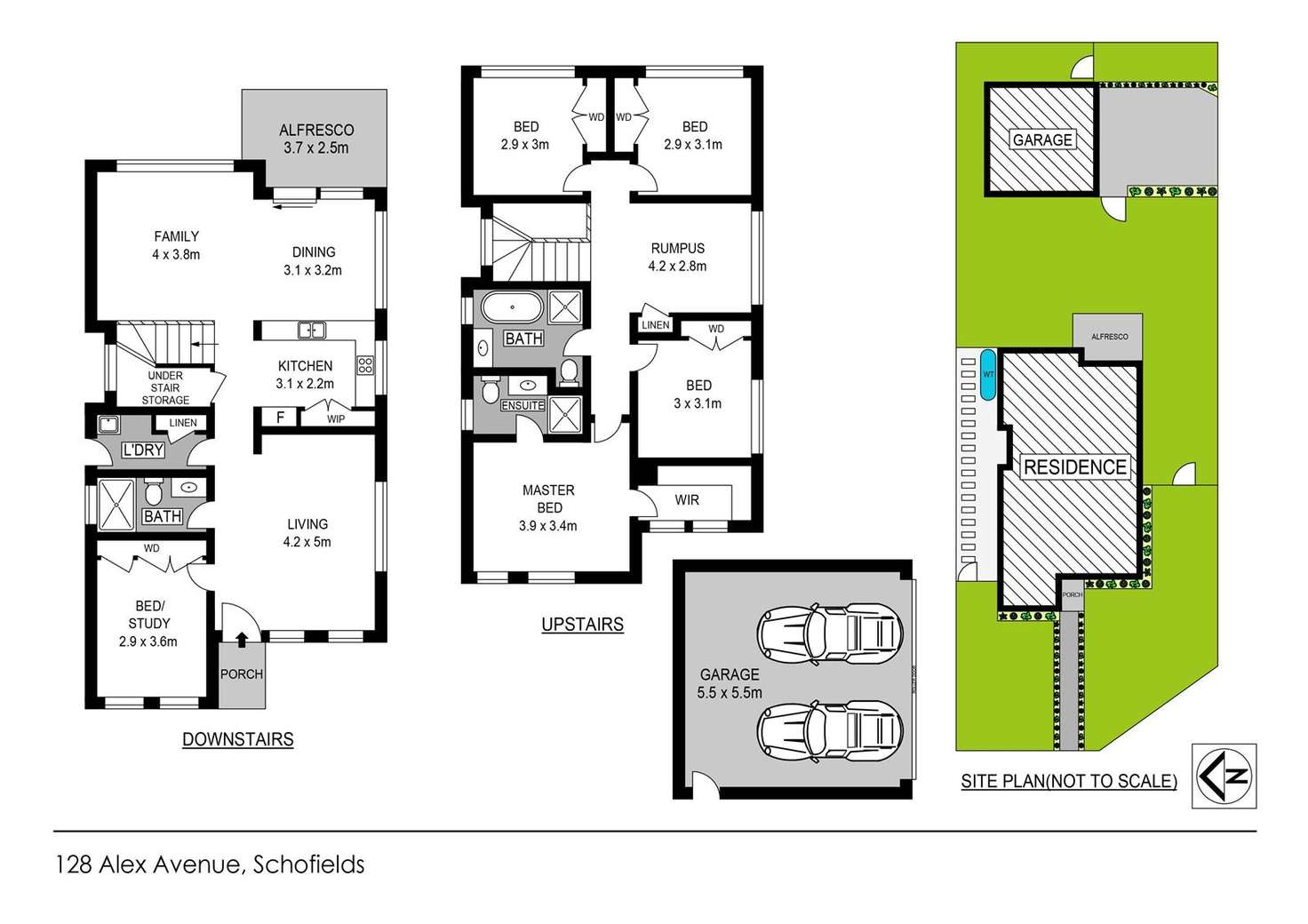 Floorplan of Homely house listing, 128 Alex Avenue, Schofields NSW 2762
