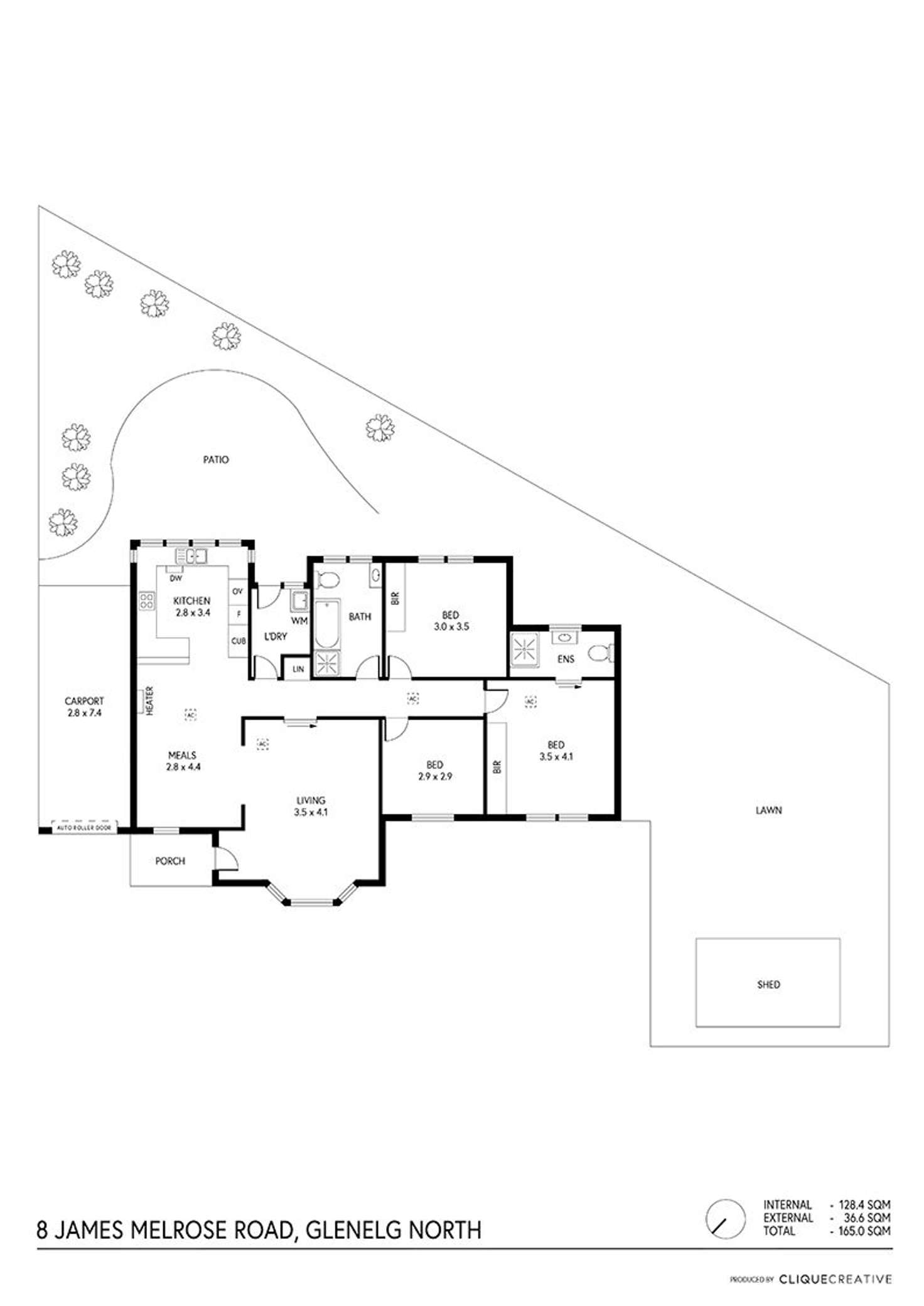 Floorplan of Homely house listing, 8 James Melrose Road, Glenelg North SA 5045