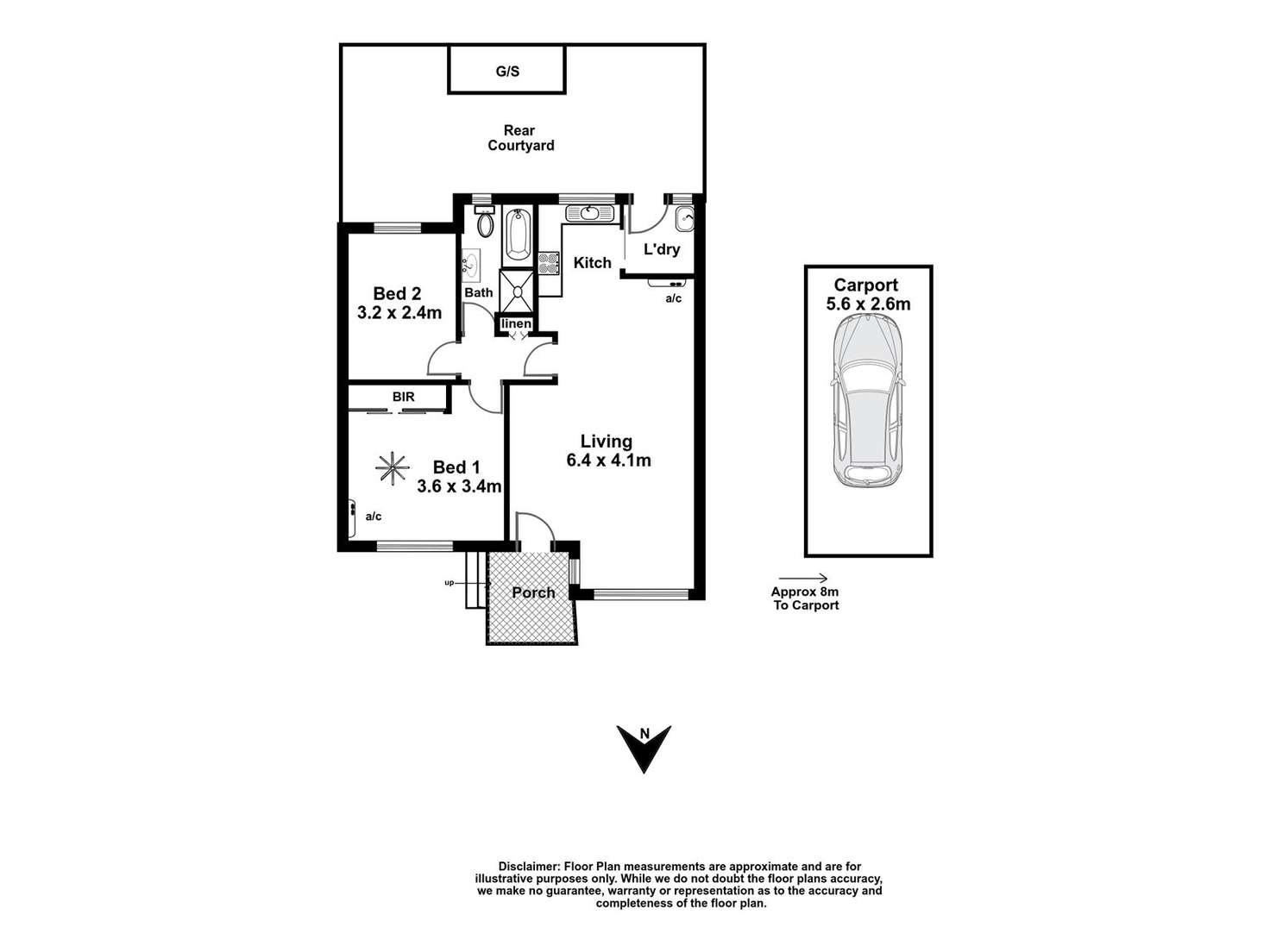 Floorplan of Homely apartment listing, 2/26 Yacca Road, Seacliff SA 5049