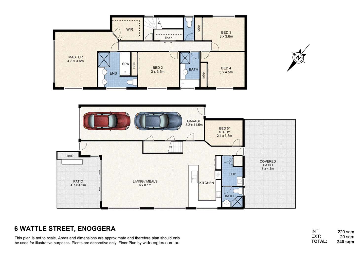 Floorplan of Homely house listing, 6 Wattle Street, Enoggera QLD 4051