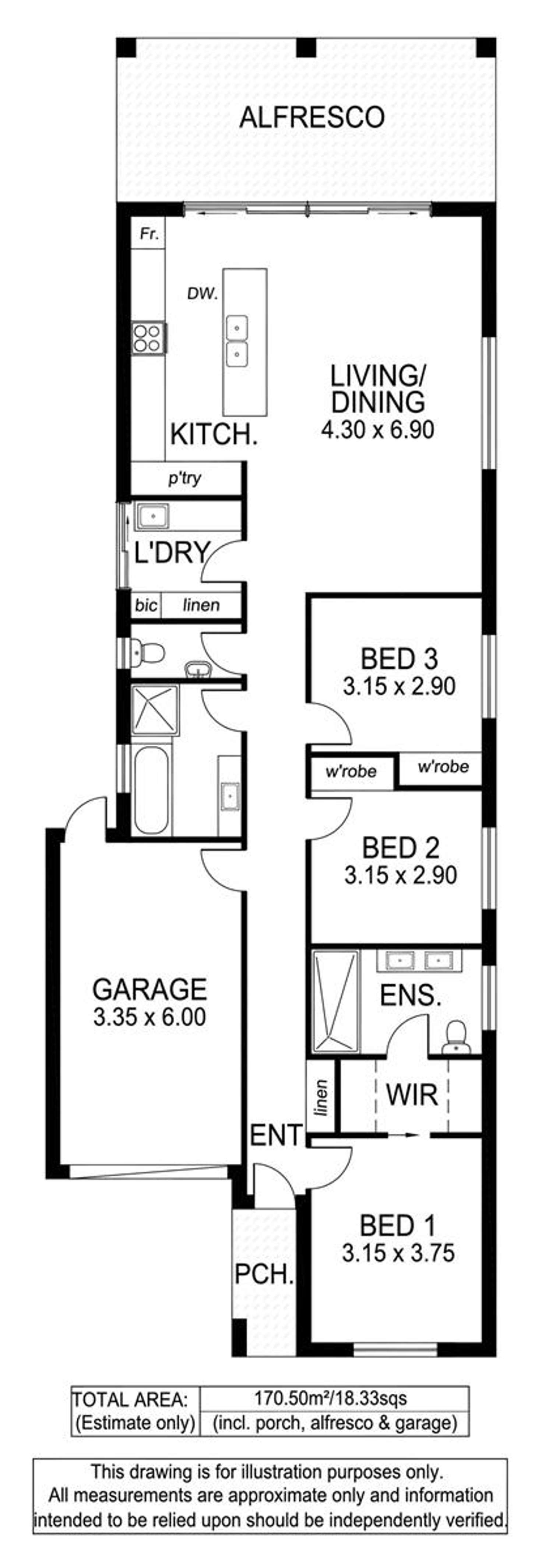 Floorplan of Homely house listing, 117 Oaklands Road, Warradale SA 5046