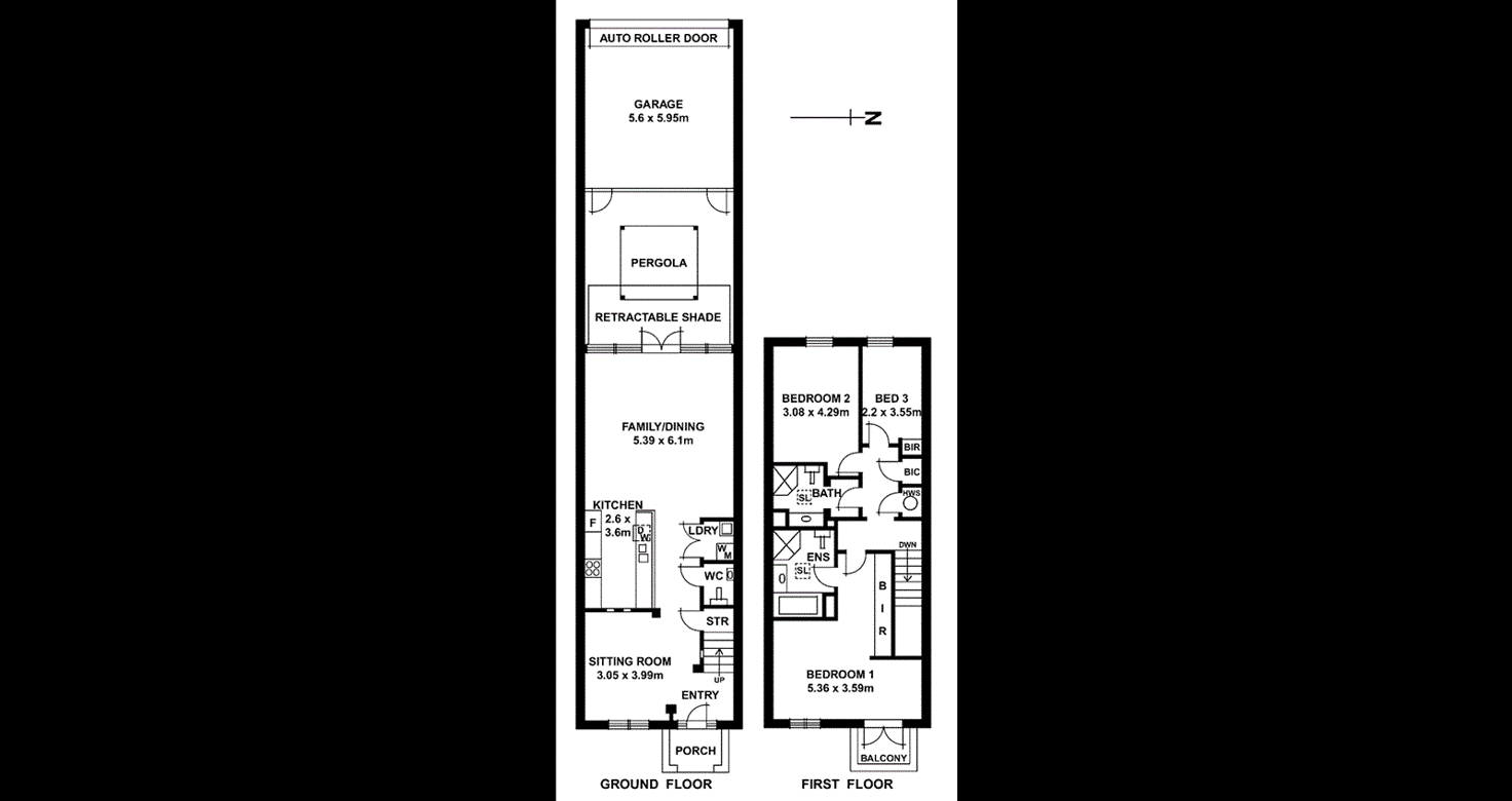 Floorplan of Homely townhouse listing, 9 Coke Street, Norwood SA 5067