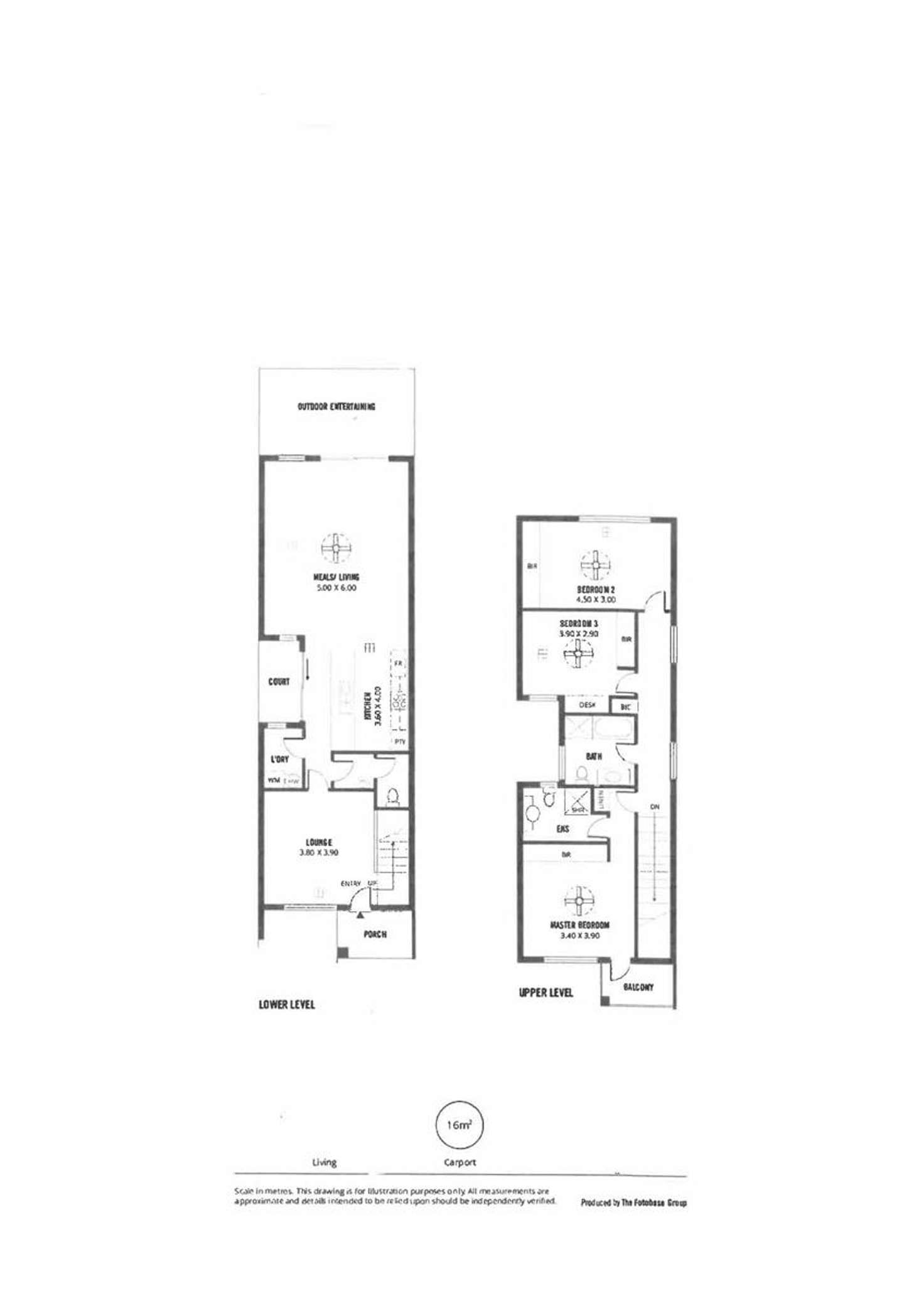 Floorplan of Homely townhouse listing, 18 Coventry Street, Mawson Lakes SA 5095