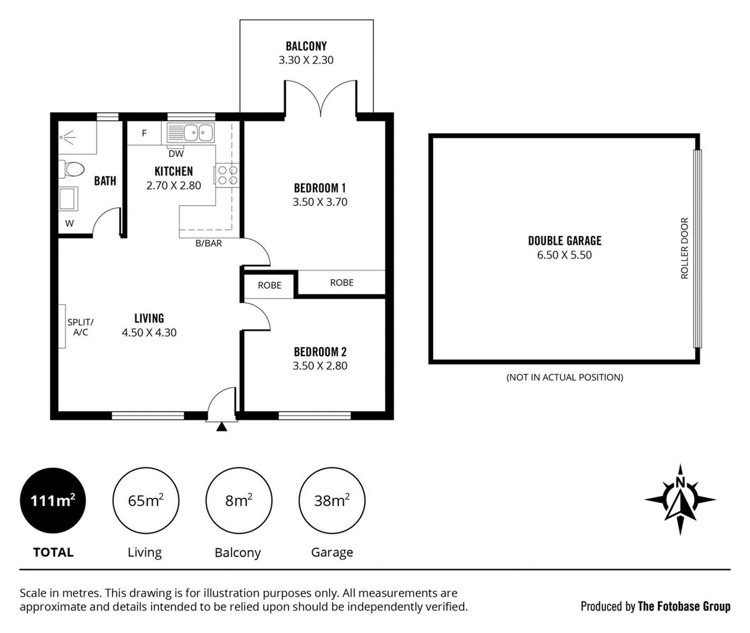 Floorplan of Homely unit listing, 5/8 Marine Street, Somerton Park SA 5044