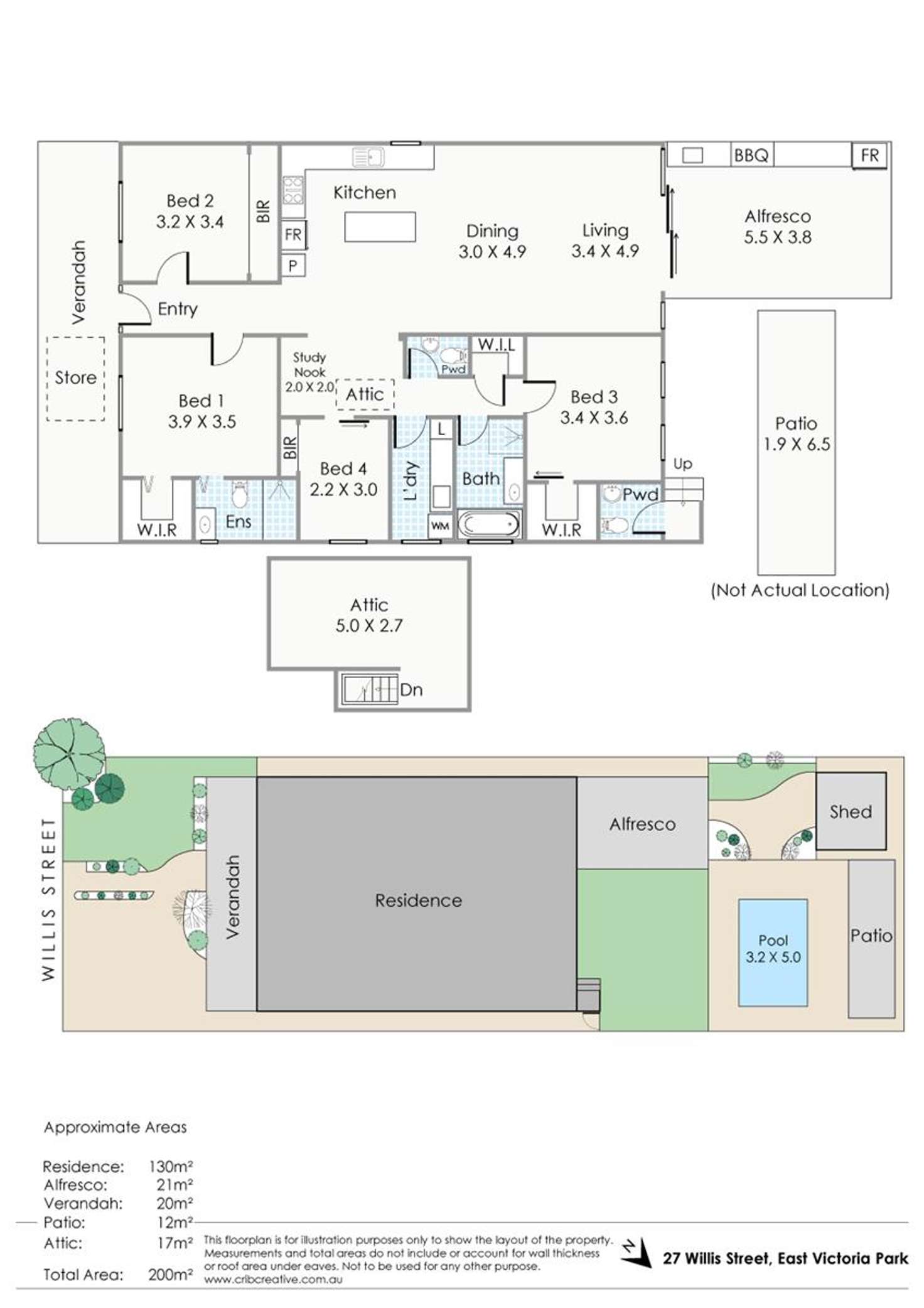 Floorplan of Homely house listing, 27 Willis Street, East Victoria Park WA 6101
