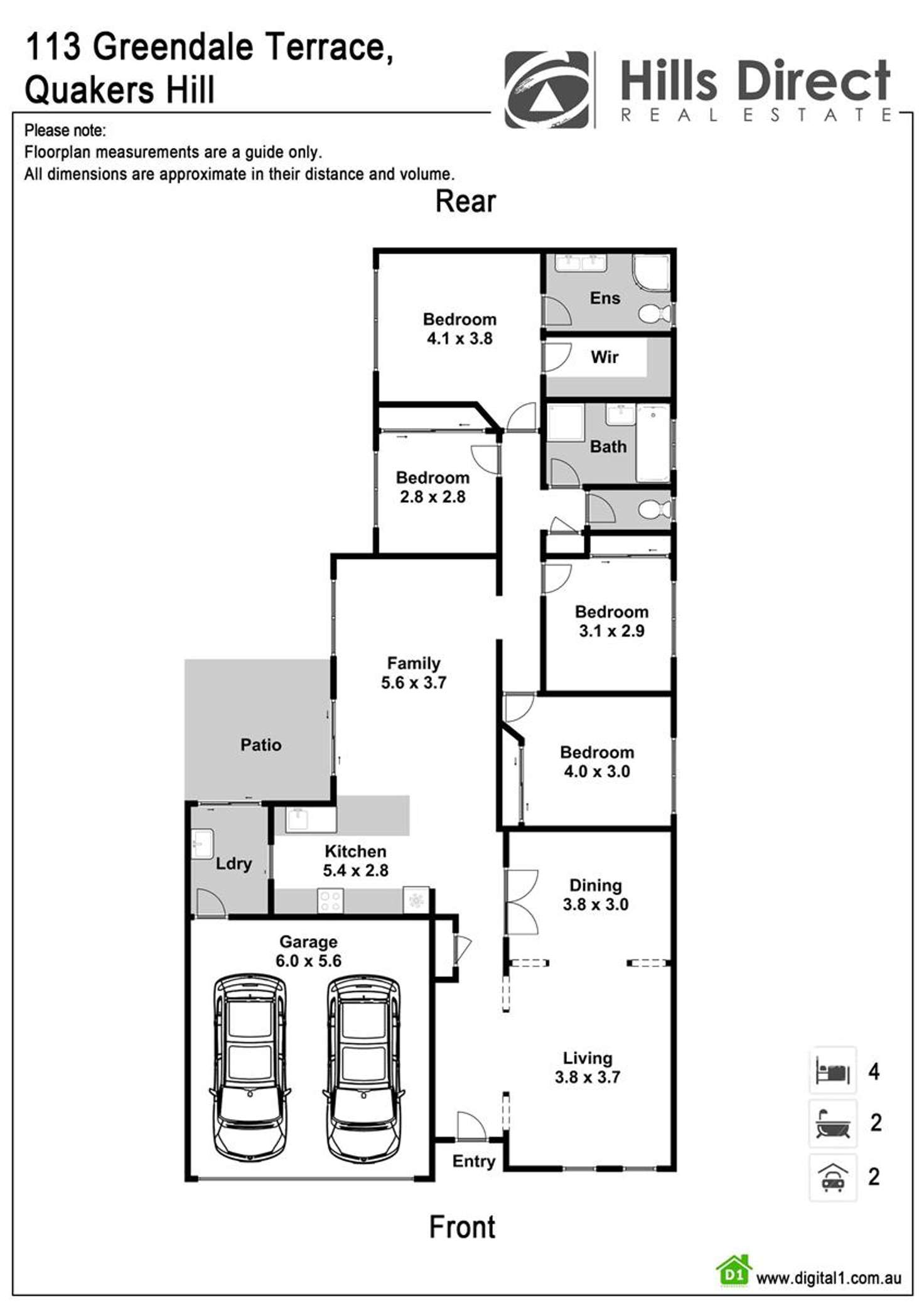 Floorplan of Homely house listing, 113 Greendale Terrace, Quakers Hill NSW 2763