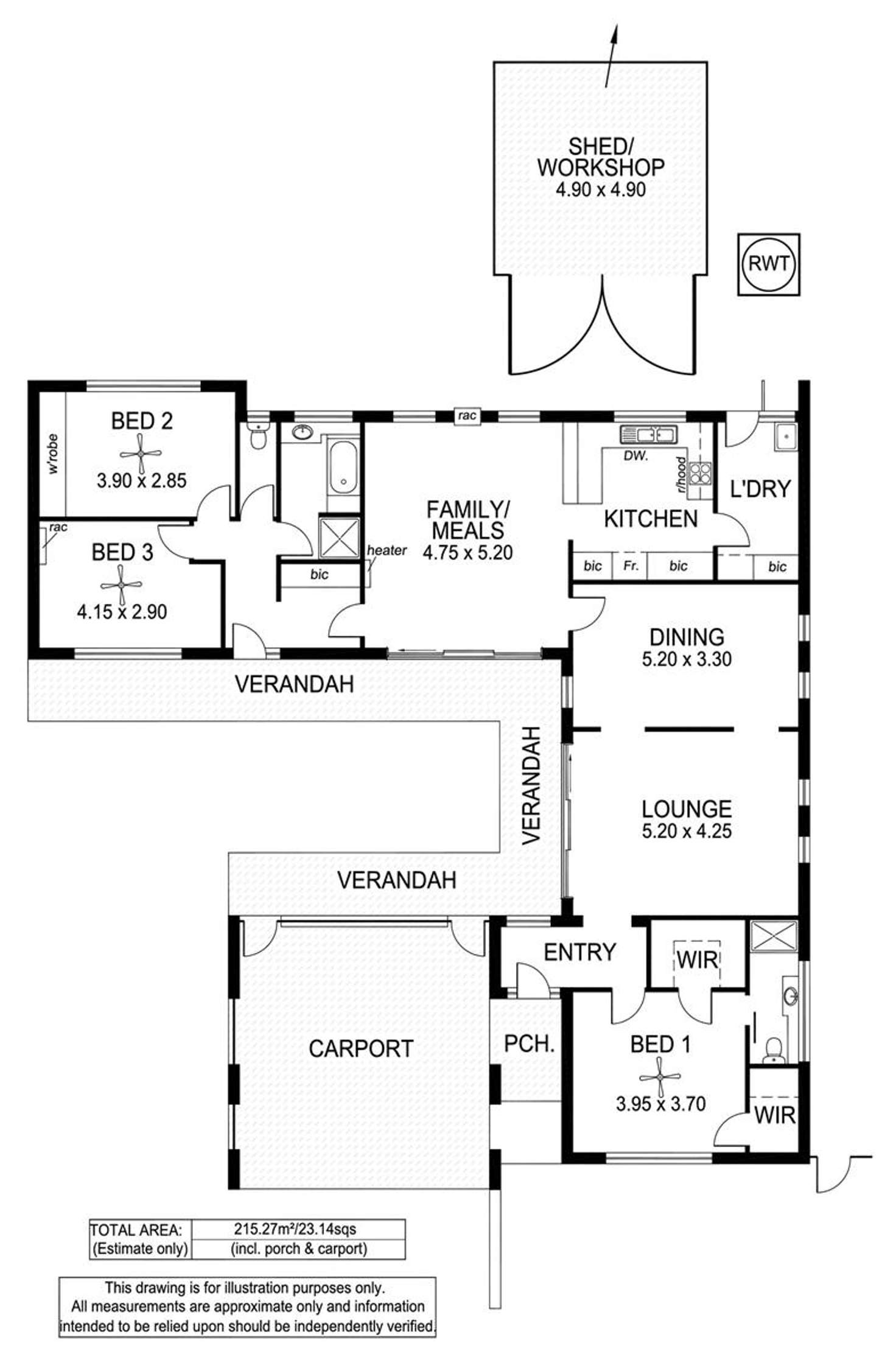 Floorplan of Homely house listing, 16 Jean Street, Oaklands Park SA 5046