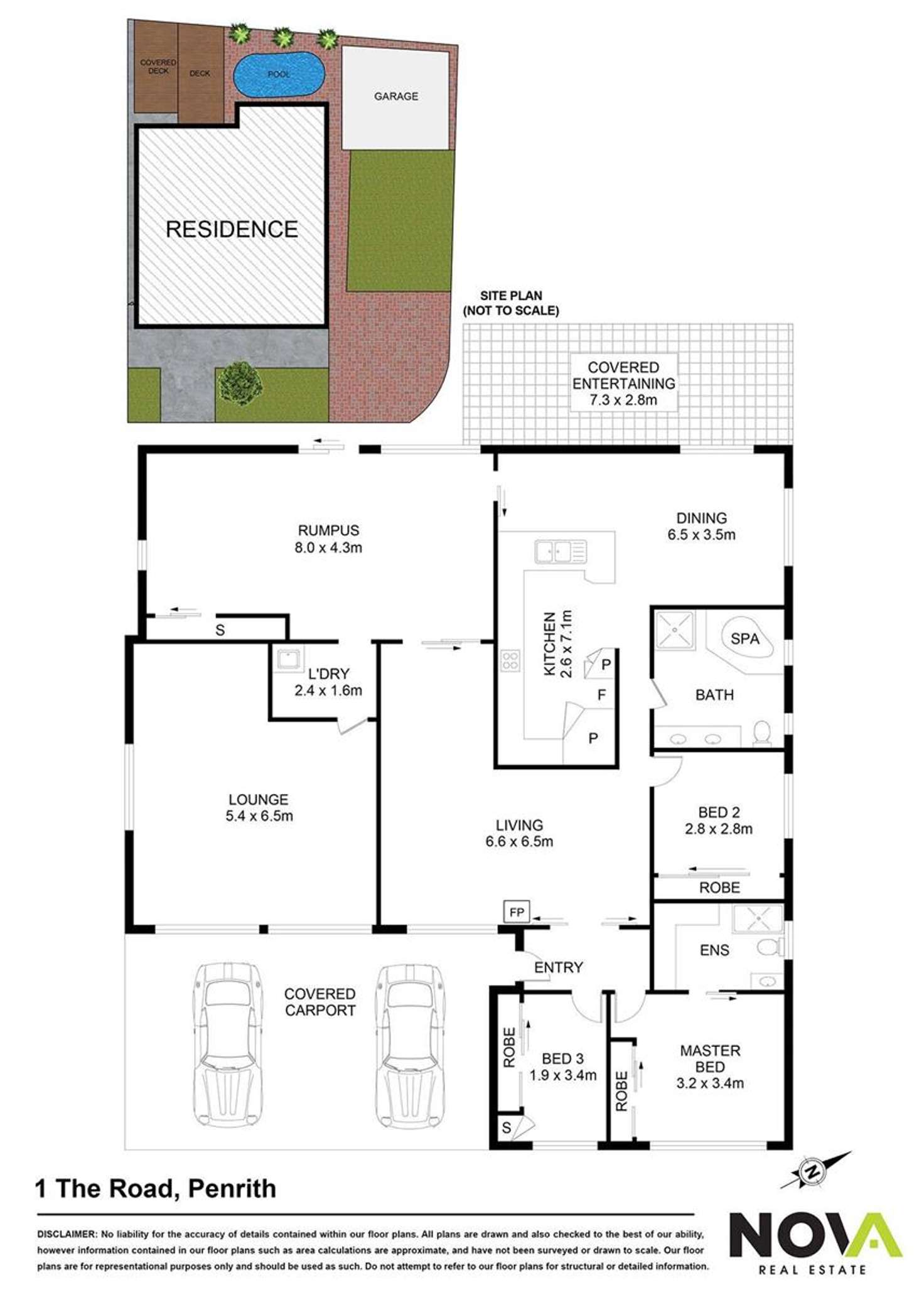 Floorplan of Homely house listing, 1 The Road, Penrith NSW 2750