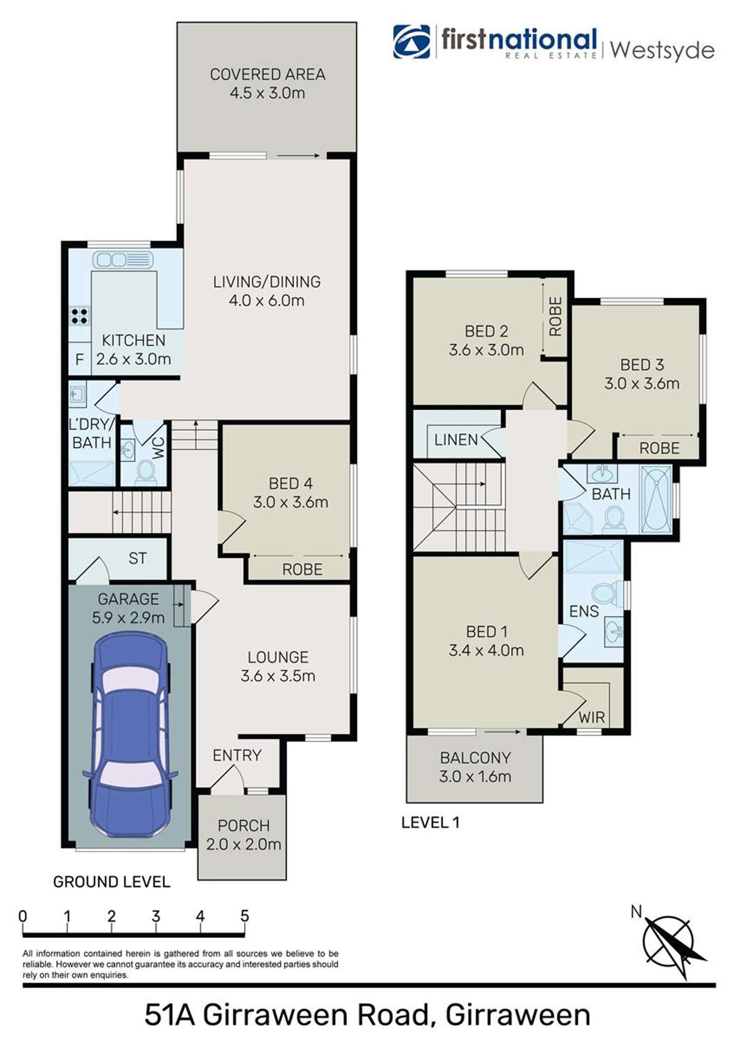 Floorplan of Homely semiDetached listing, 51a Girraween Road, Girraween NSW 2145