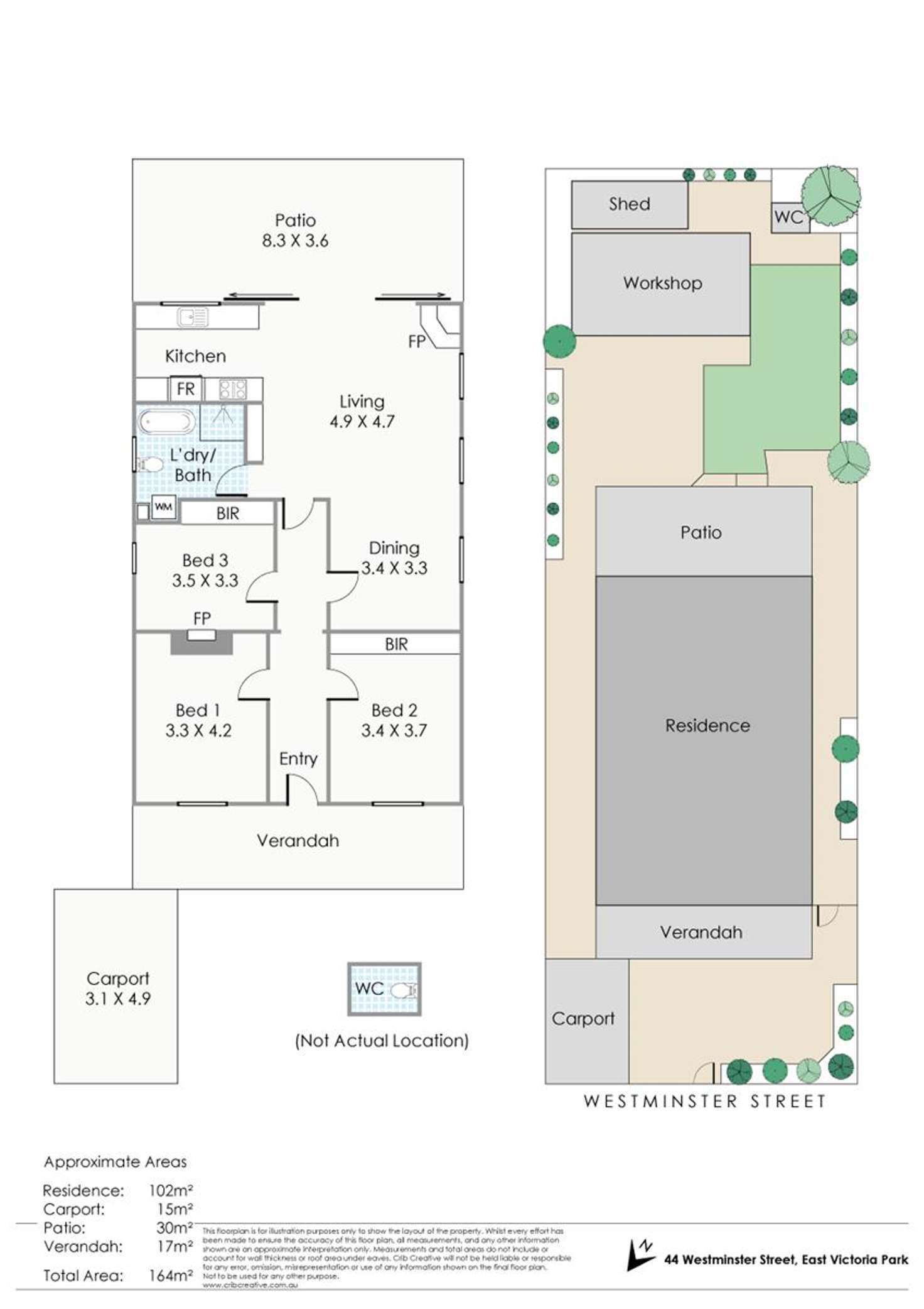 Floorplan of Homely house listing, 44 Westminster Street, East Victoria Park WA 6101