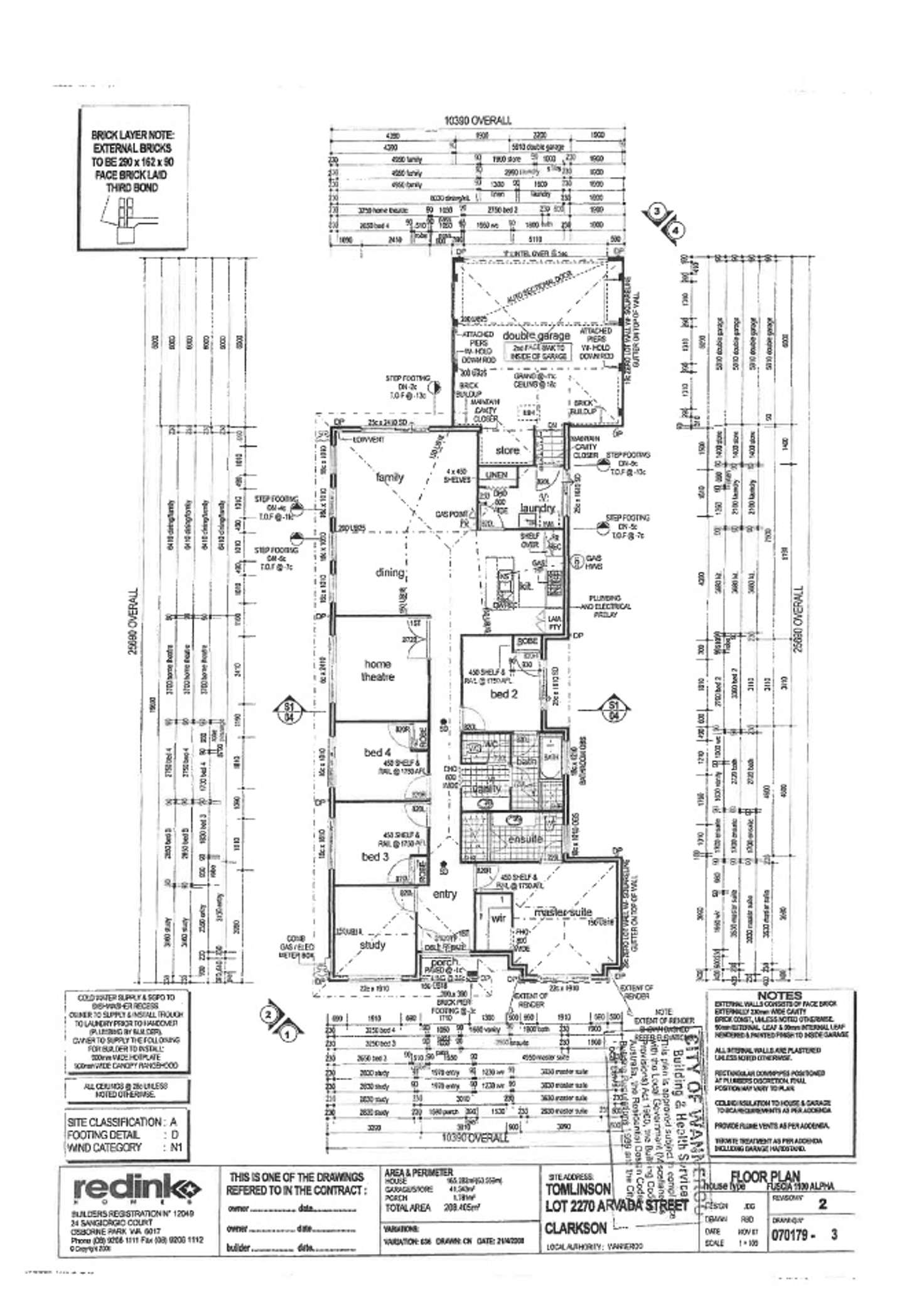 Floorplan of Homely house listing, 48 Arvada Street, Clarkson WA 6030