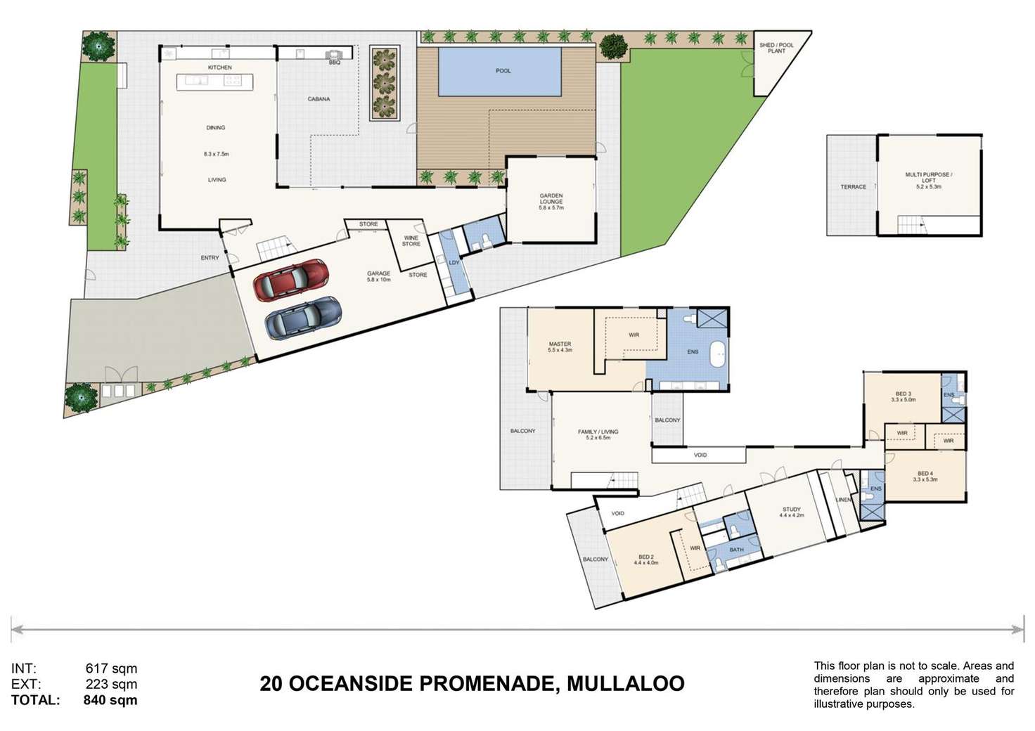 Floorplan of Homely house listing, 20 Oceanside Promenade, Mullaloo WA 6027