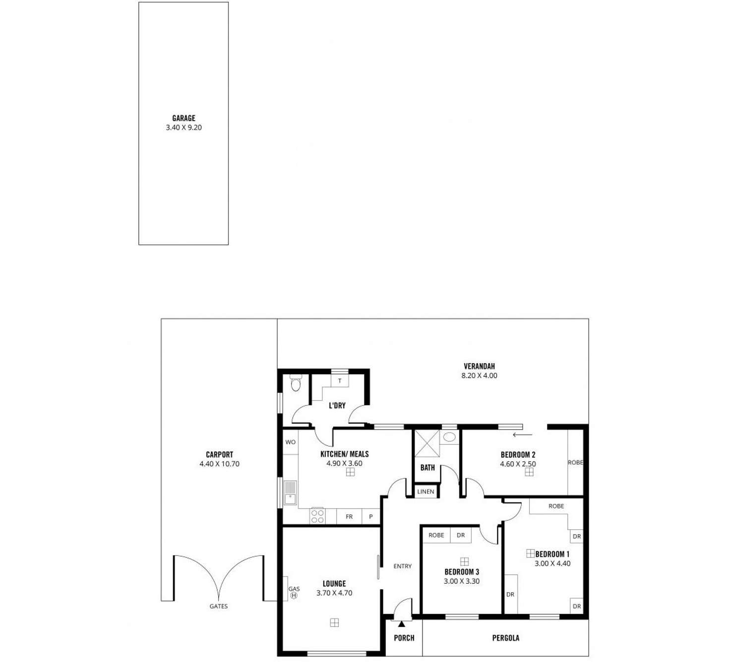 Floorplan of Homely house listing, 5 Washington Street, Vale Park SA 5081