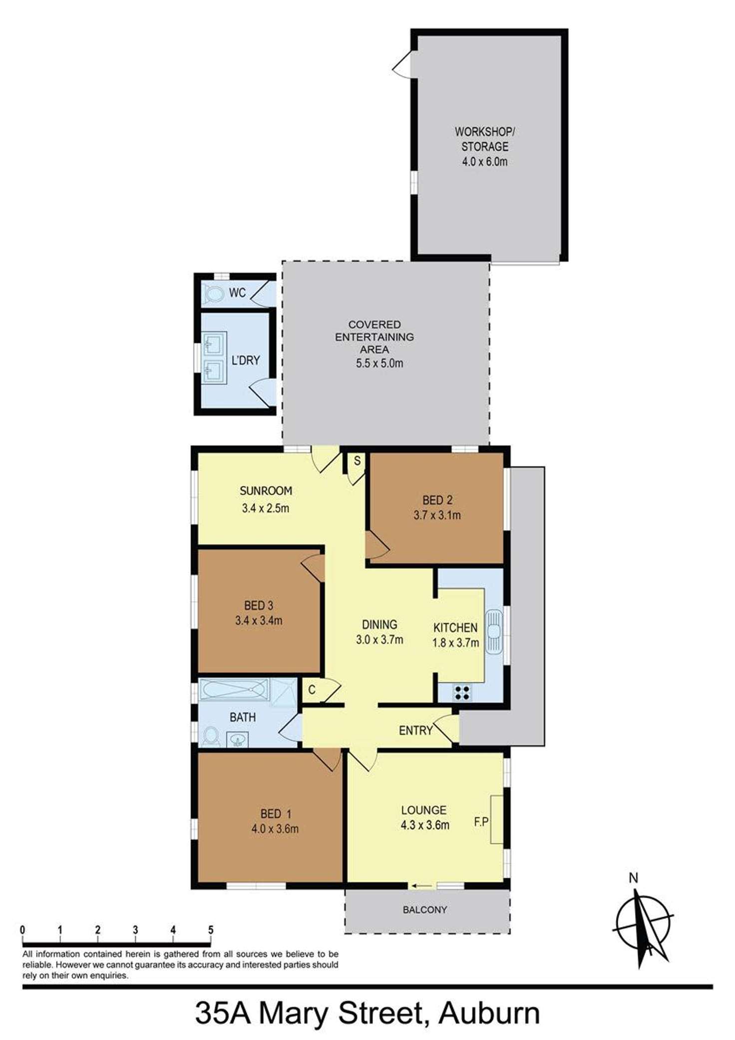 Floorplan of Homely house listing, 35A Mary Street, Auburn NSW 2144