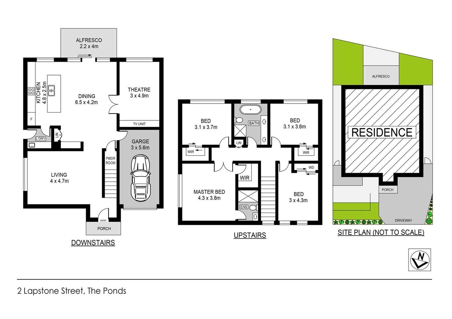 Floorplan of Homely house listing, 2 Lapstone Street, The Ponds NSW 2769