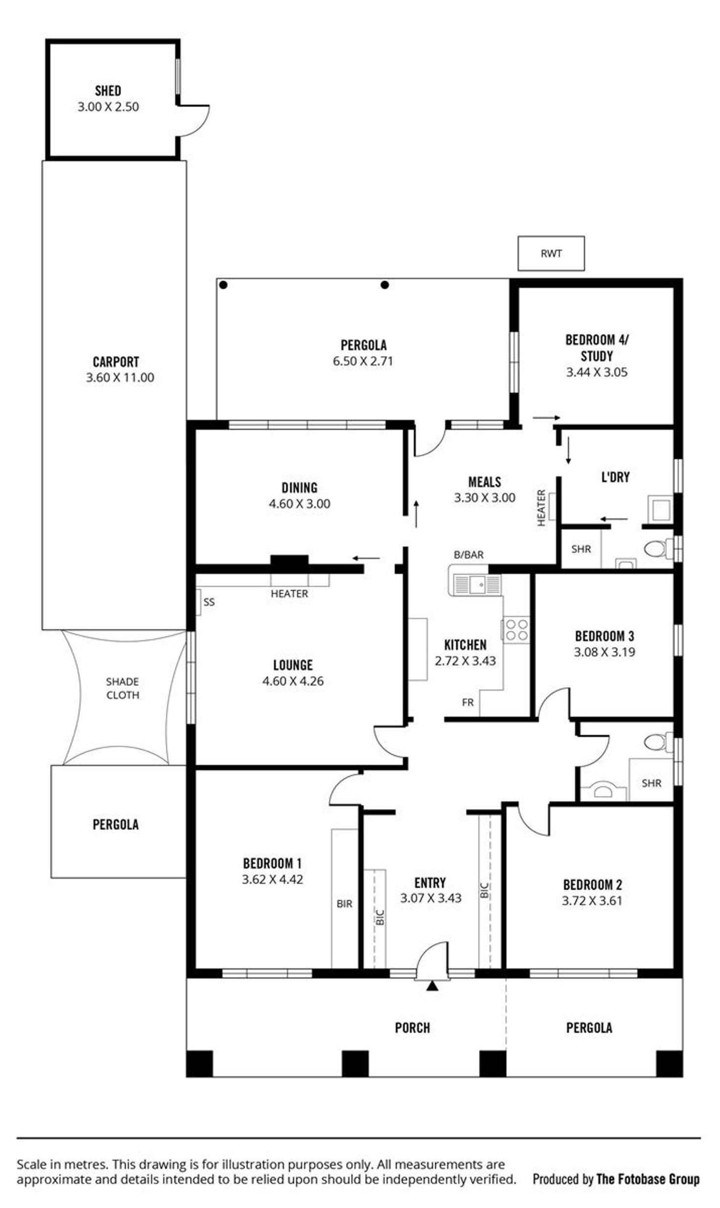 Floorplan of Homely house listing, 2 Kitchener Street, Netherby SA 5062