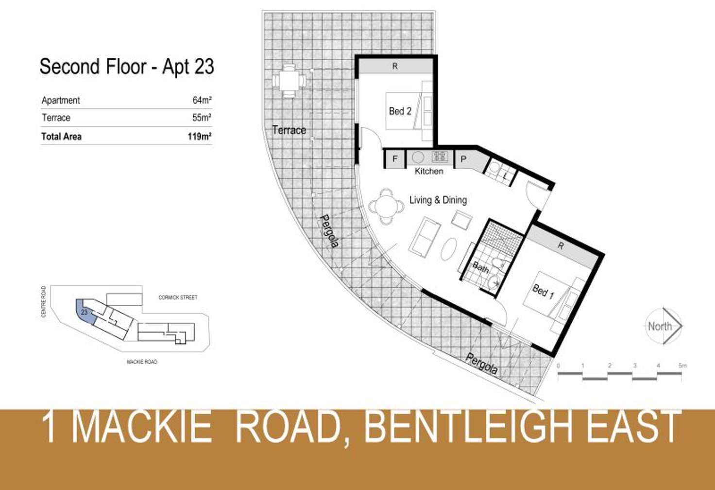 Floorplan of Homely apartment listing, 1 Mackie Road, Bentleigh East VIC 3165