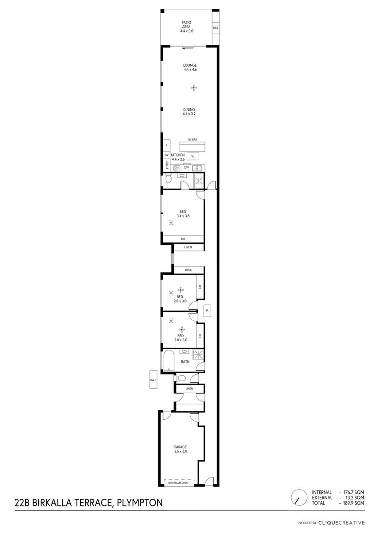 Floorplan of Homely house listing, 22B Birkalla Terrace, Plympton SA 5038