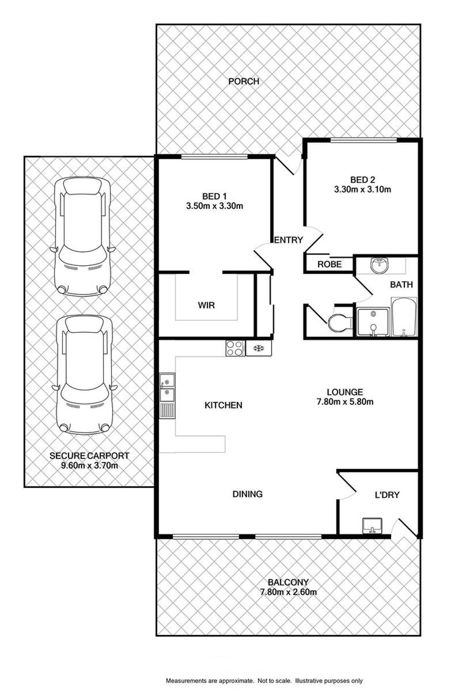 Floorplan of Homely unit listing, 29C Mullins Road, Killara VIC 3691