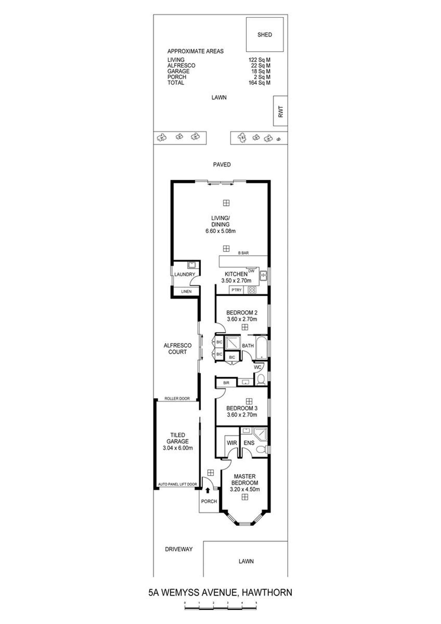 Floorplan of Homely house listing, 5A Wemyss Avenue, Hawthorn SA 5062