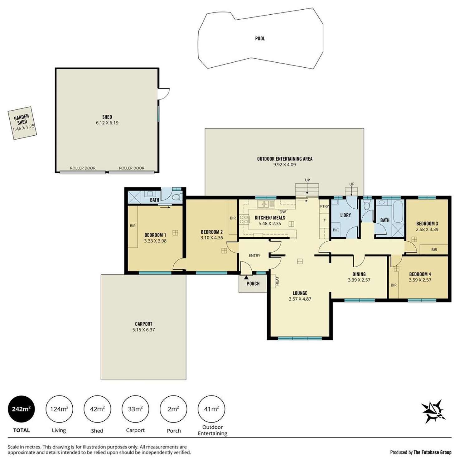 Floorplan of Homely house listing, 15 Abercrombie Crescent, St Agnes SA 5097