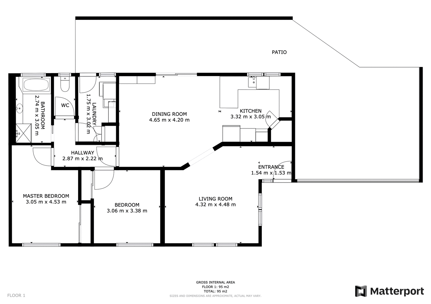 Floorplan of Homely house listing, 1/139 Pasadena Grove, Mildura VIC 3500