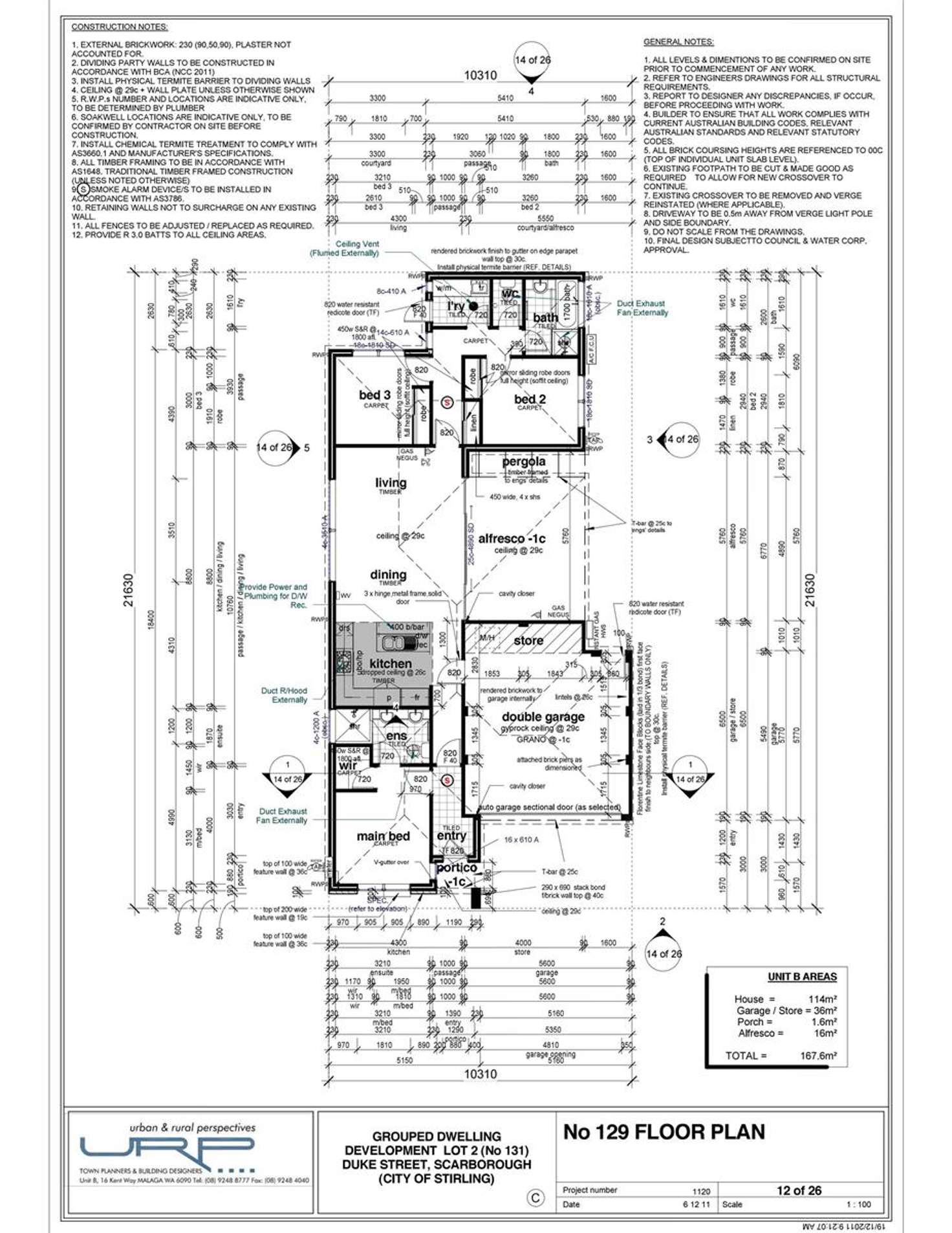 Floorplan of Homely house listing, 129 Duke Street, Scarborough WA 6019