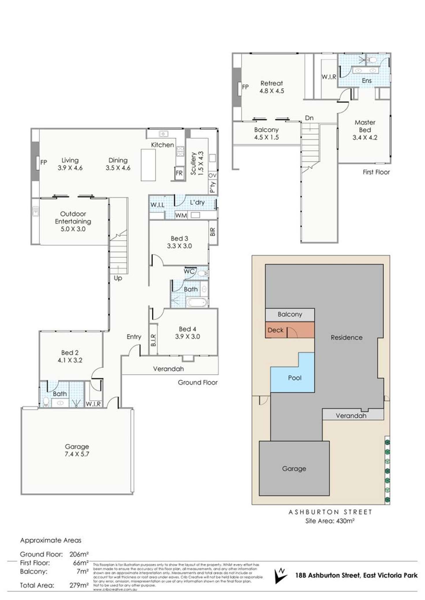 Floorplan of Homely house listing, 18B Ashburton Street, East Victoria Park WA 6101