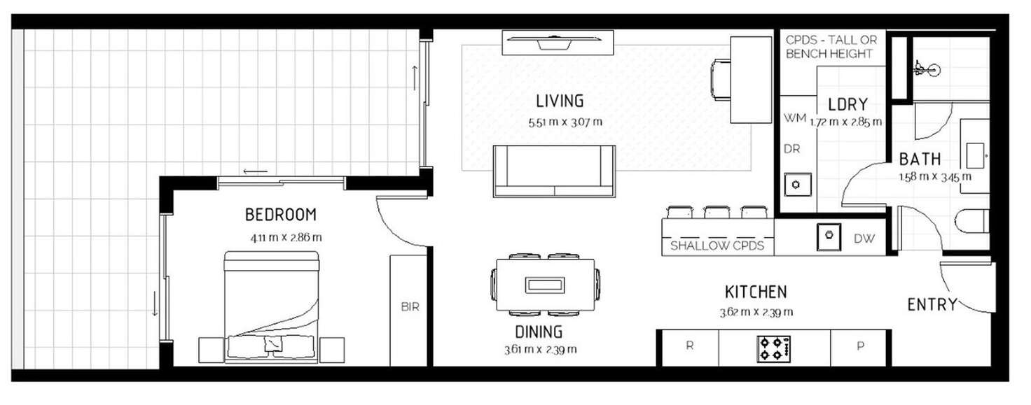 Floorplan of Homely apartment listing, 109/248 Unley Road, Hyde Park SA 5061