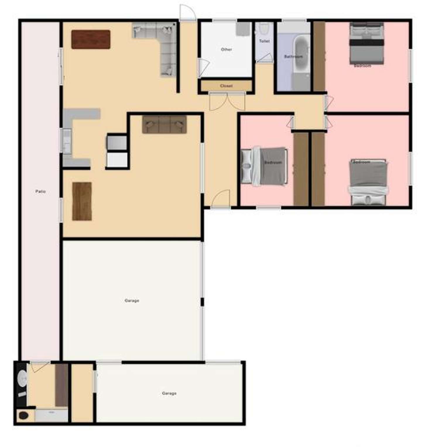 Floorplan of Homely house listing, 15 Wimmera Drive, Shepparton VIC 3630