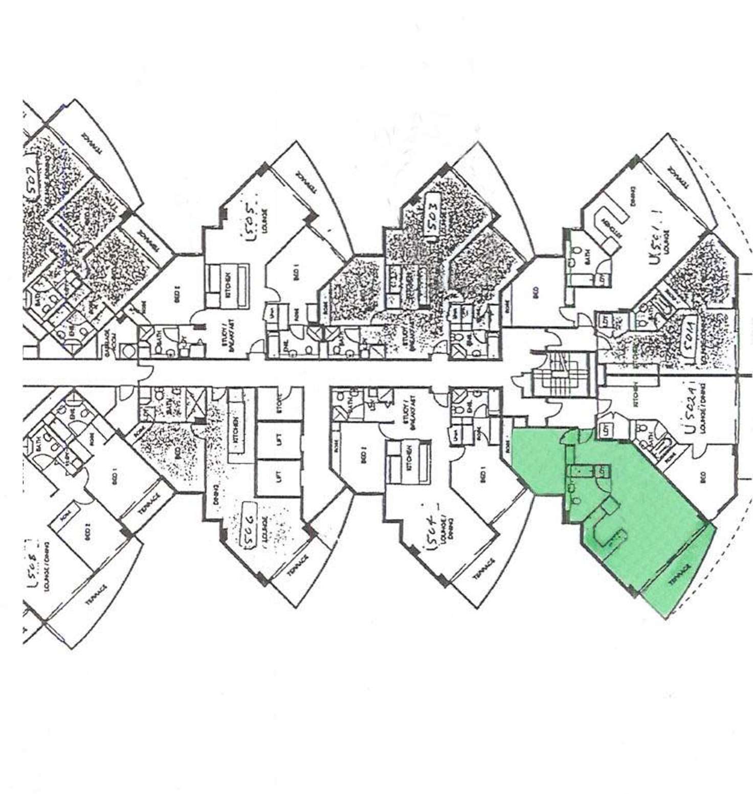 Floorplan of Homely apartment listing, 502/1 Abel Place, Cronulla NSW 2230