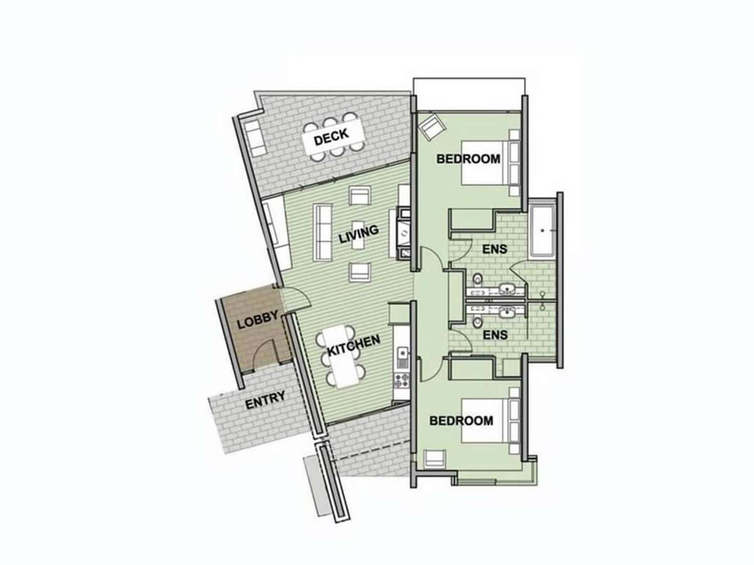 Floorplan of Homely apartment listing, 4/1042 Binna Burra Road, Beechmont QLD 4211