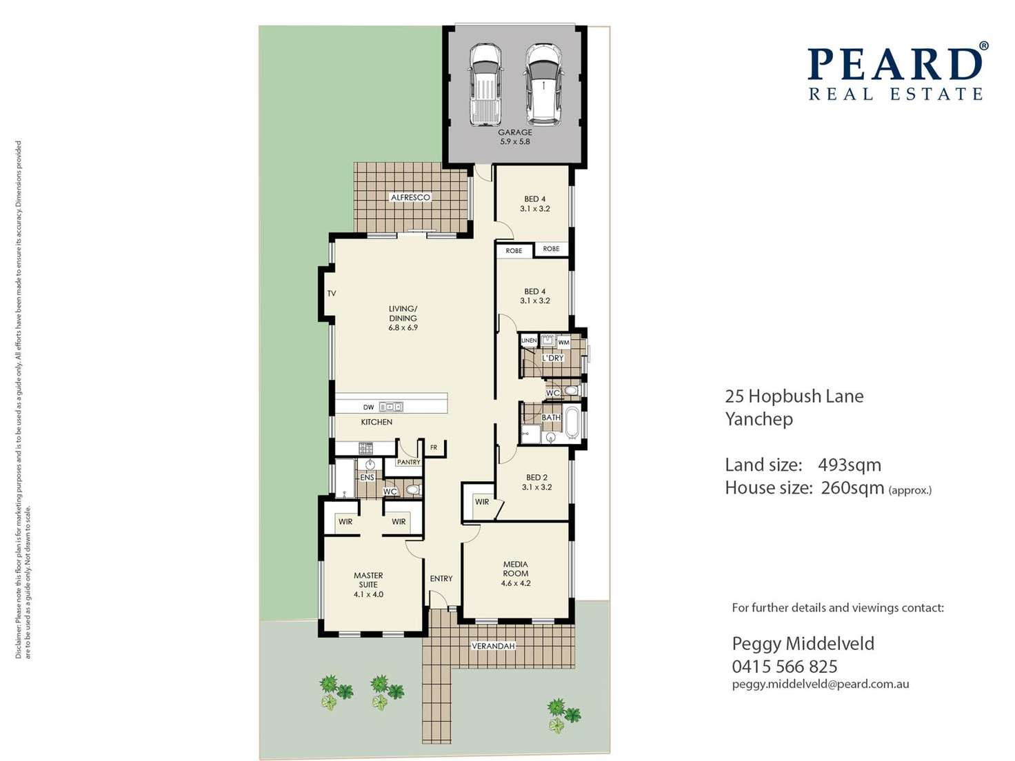 Floorplan of Homely house listing, 25 Hopbush Lane, Yanchep WA 6035