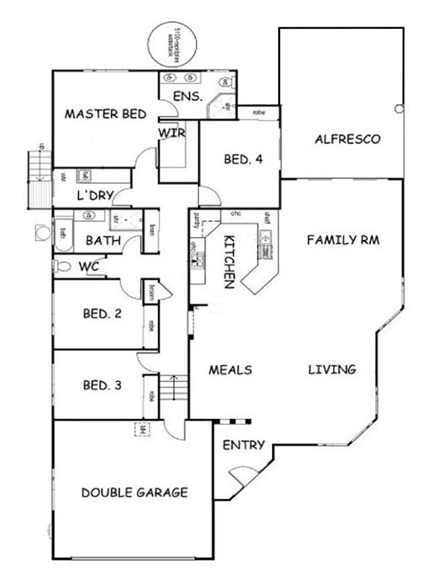 Floorplan of Homely house listing, 5 Keith Rudd Drive, Gilston QLD 4211