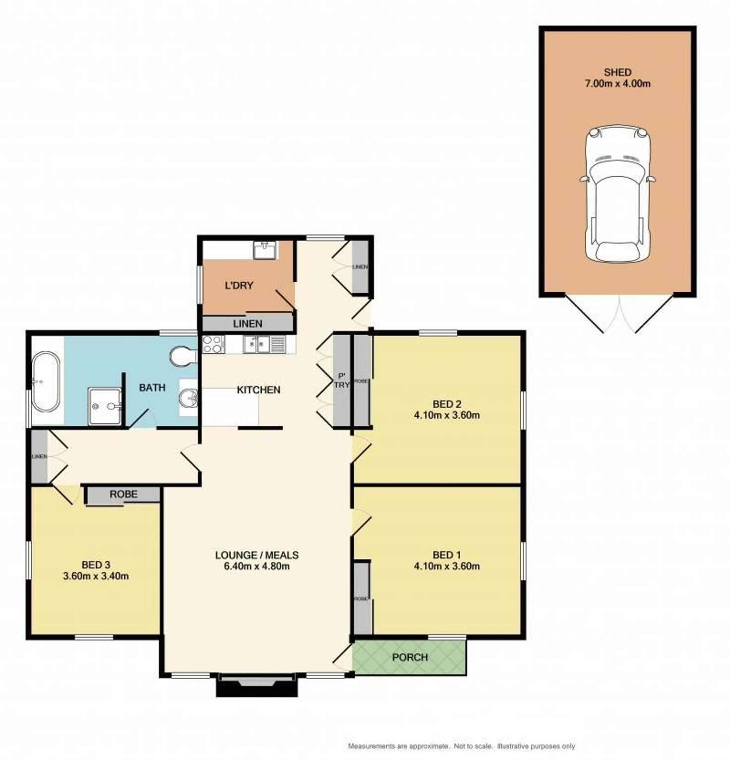 Floorplan of Homely house listing, 136 High Street, Beechworth VIC 3747