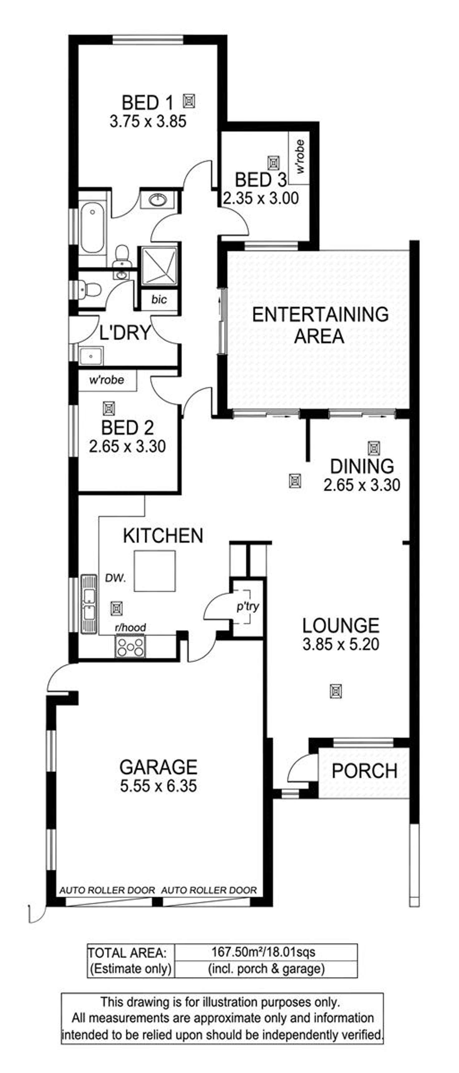 Floorplan of Homely house listing, 1/8 Cocos Grove, West Lakes SA 5021