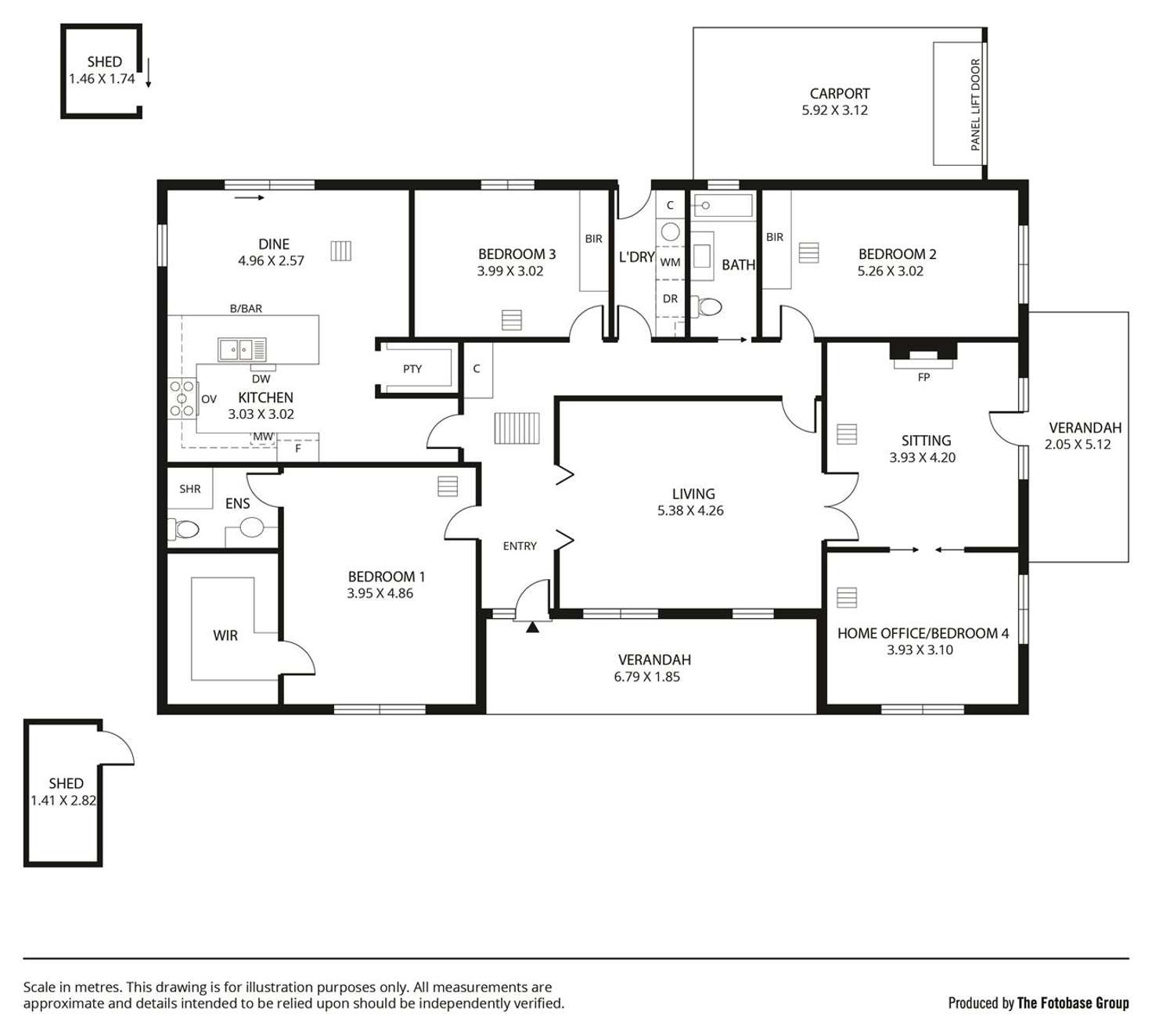 Floorplan of Homely house listing, 69 Wattlebury Road (corner Denman Terrace), Lower Mitcham SA 5062