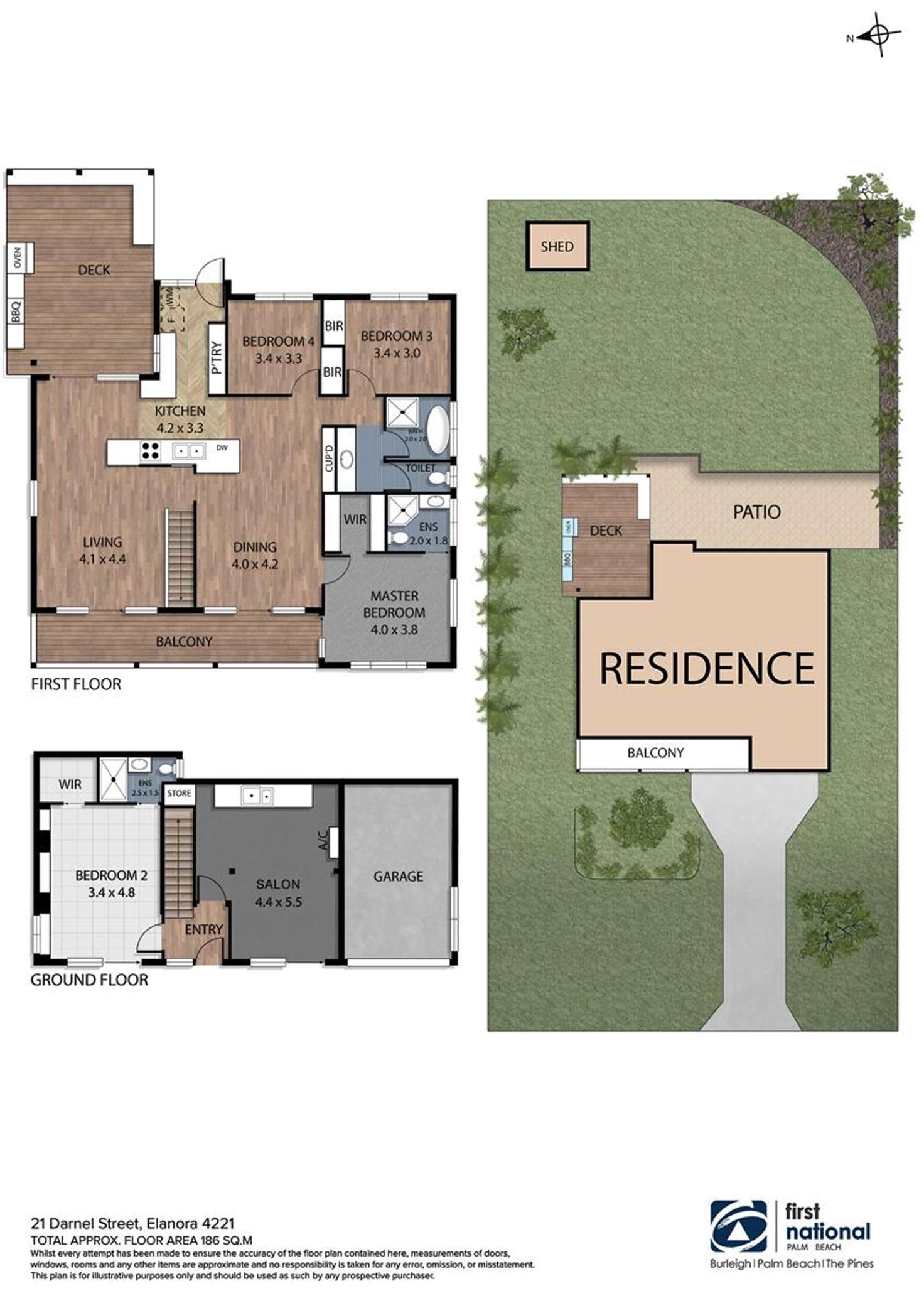 Floorplan of Homely house listing, 21 Darnel Street, Elanora QLD 4221